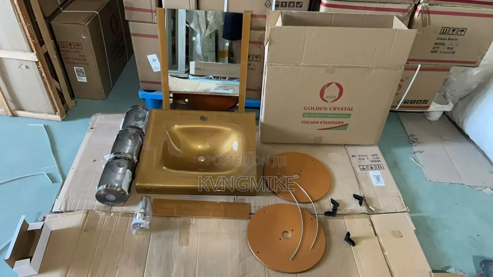 Glass Cabinet Basin