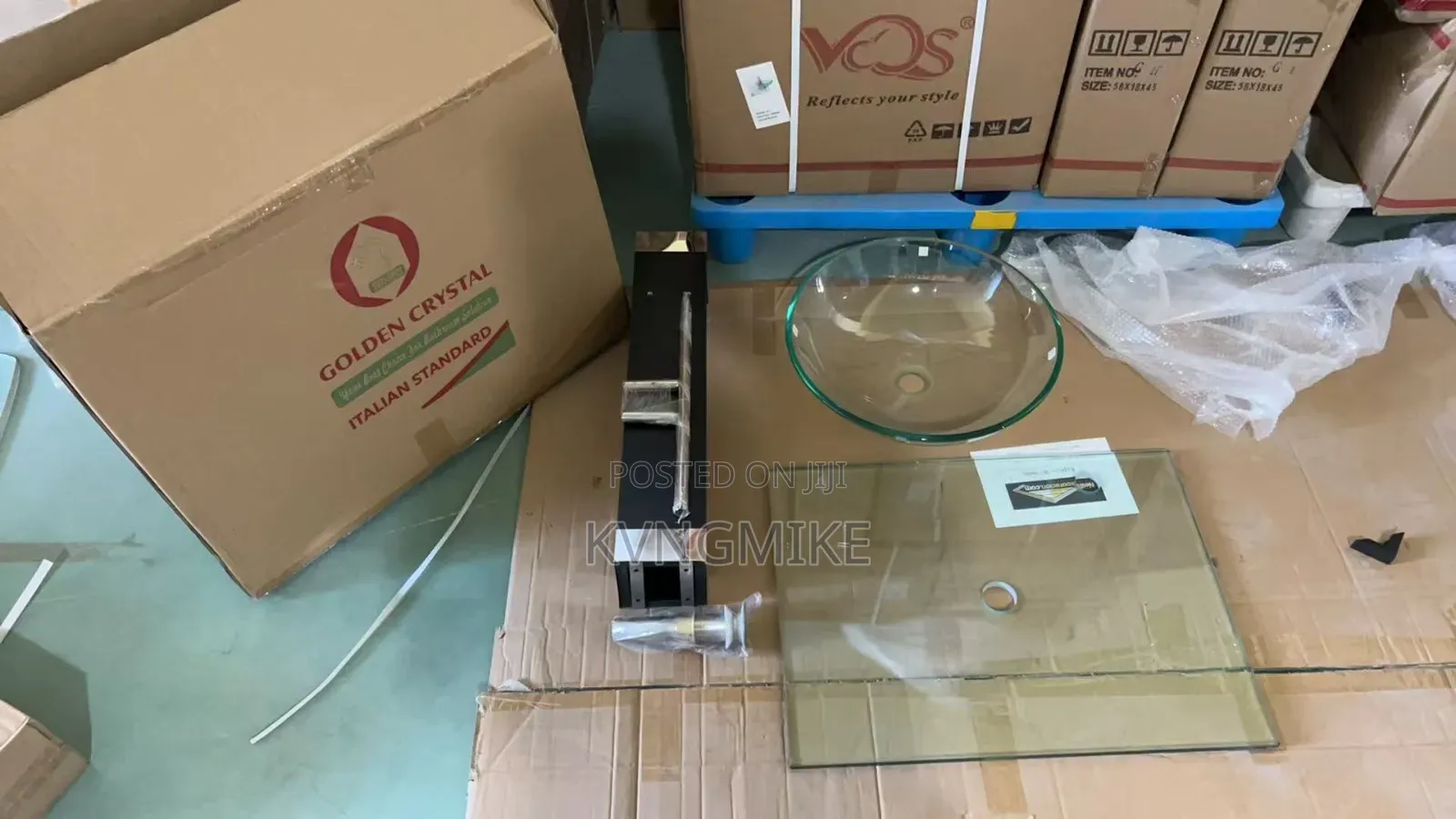 Glass Cabinet Basin