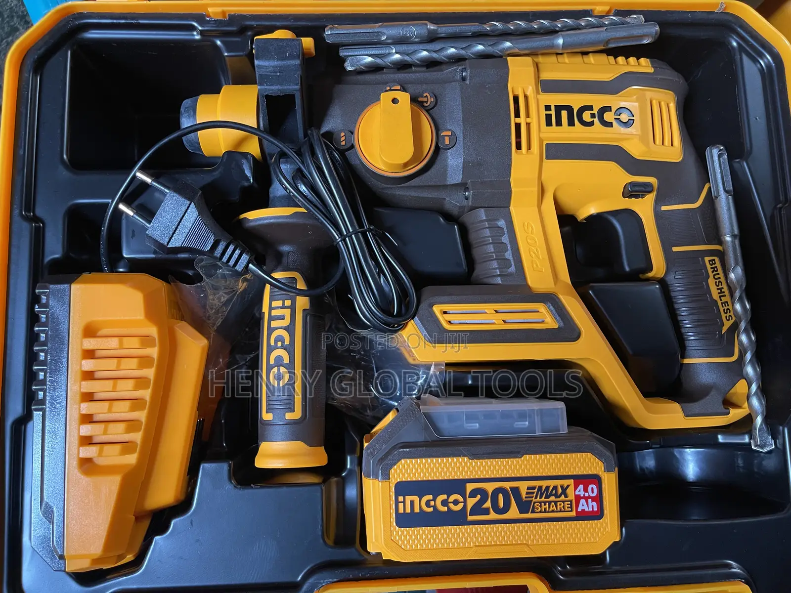 20v Ingco Battery Rotary Hammer Machine