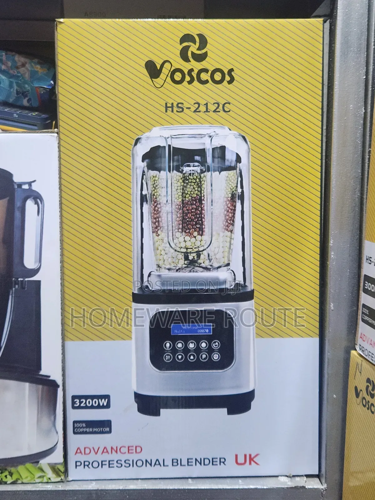 Voscos 3litre Quiet Shield Blender, 3200watts