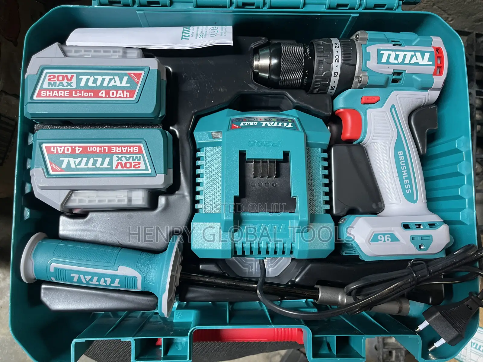 20v 4amps Total Impact Battery Drill Machine
