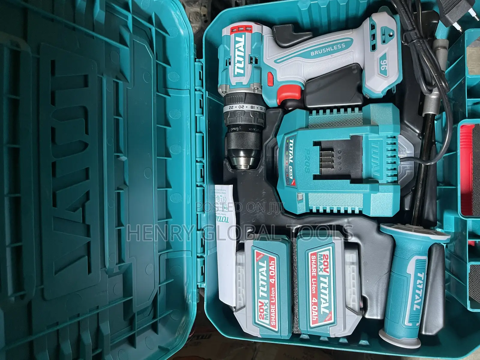 20v 4amps Total Impact Battery Drill Machine