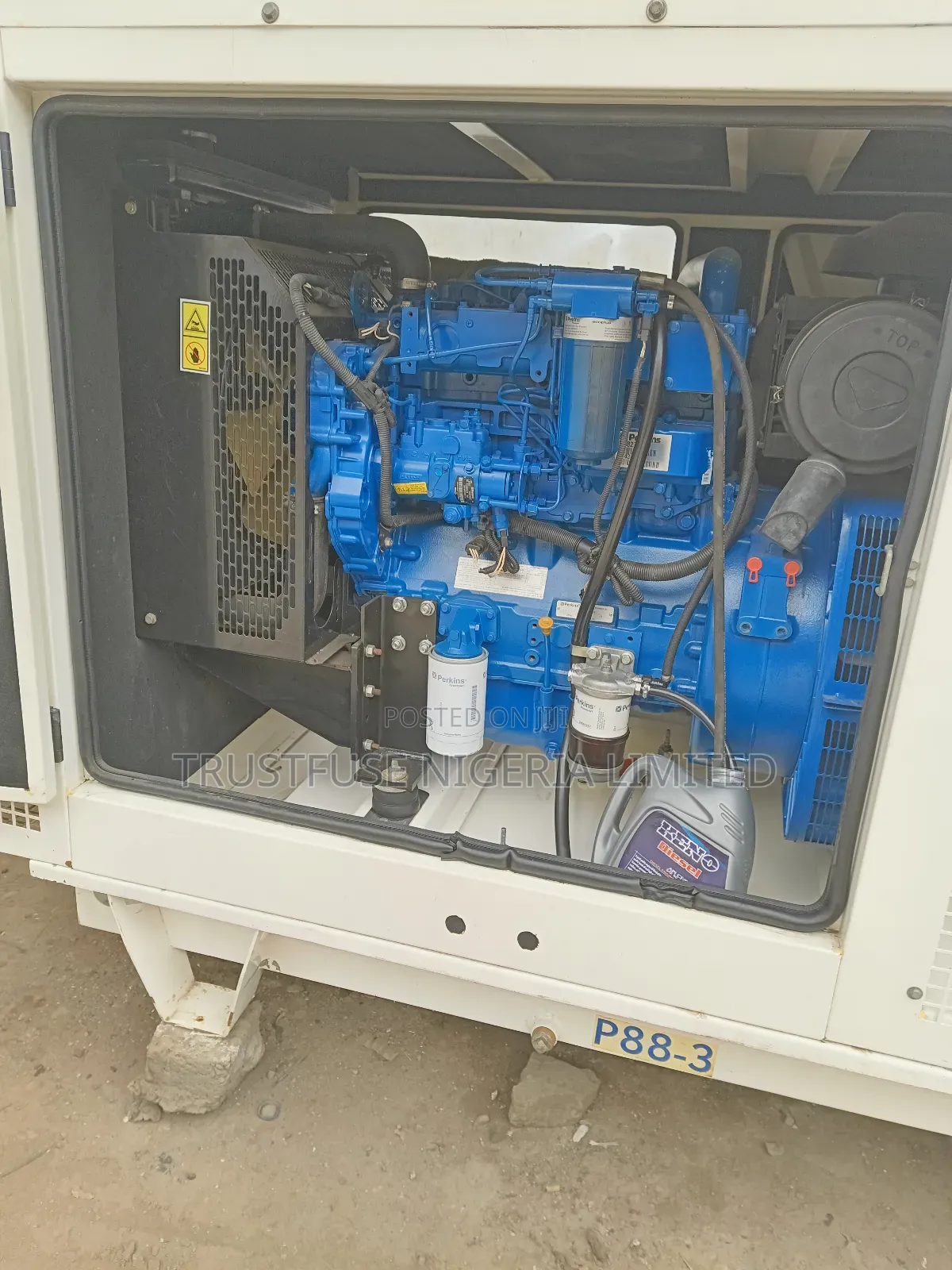 80 Kva Fg Wilson Almost Brand New Ecoplus Uk Perkins Soundproof Gen