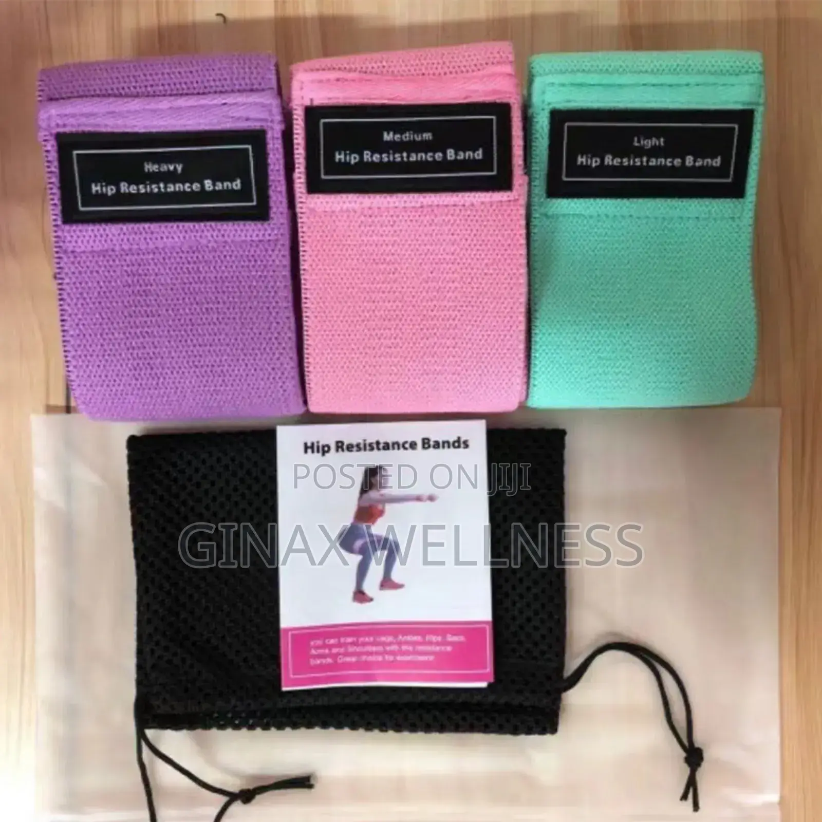 3-in-1 Hip Resistance Bands Set — Light, Medium and Heavy