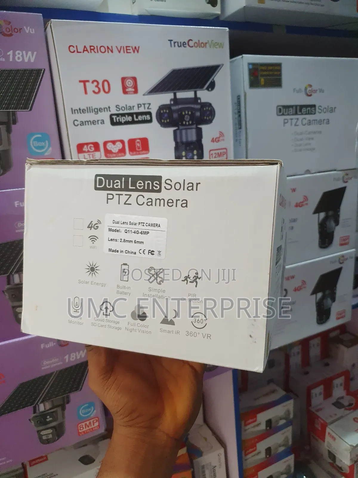 Hd Dual Lens PTZ Solar Camera