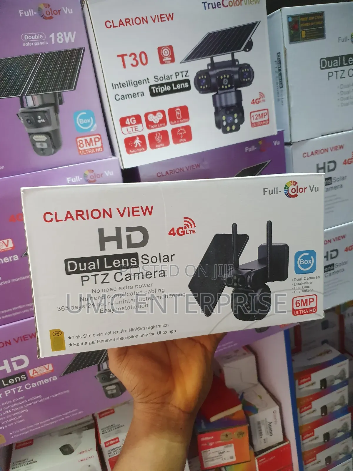 Hd Dual Lens PTZ Solar Camera