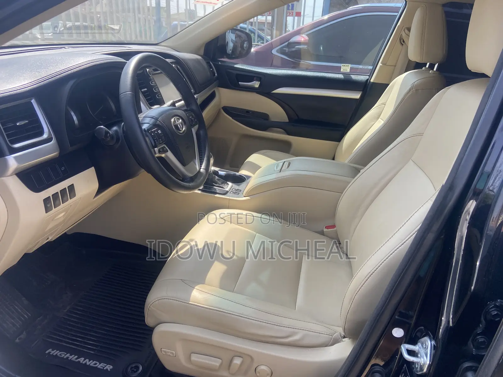 Toyota Highlander XLE V6 4x4 (3.5L 6cyl 6A) 2016 Black
