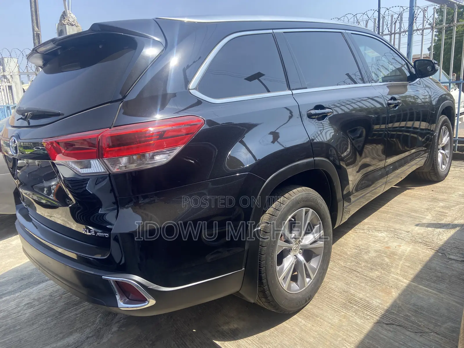 Toyota Highlander XLE V6 4x4 (3.5L 6cyl 6A) 2016 Black