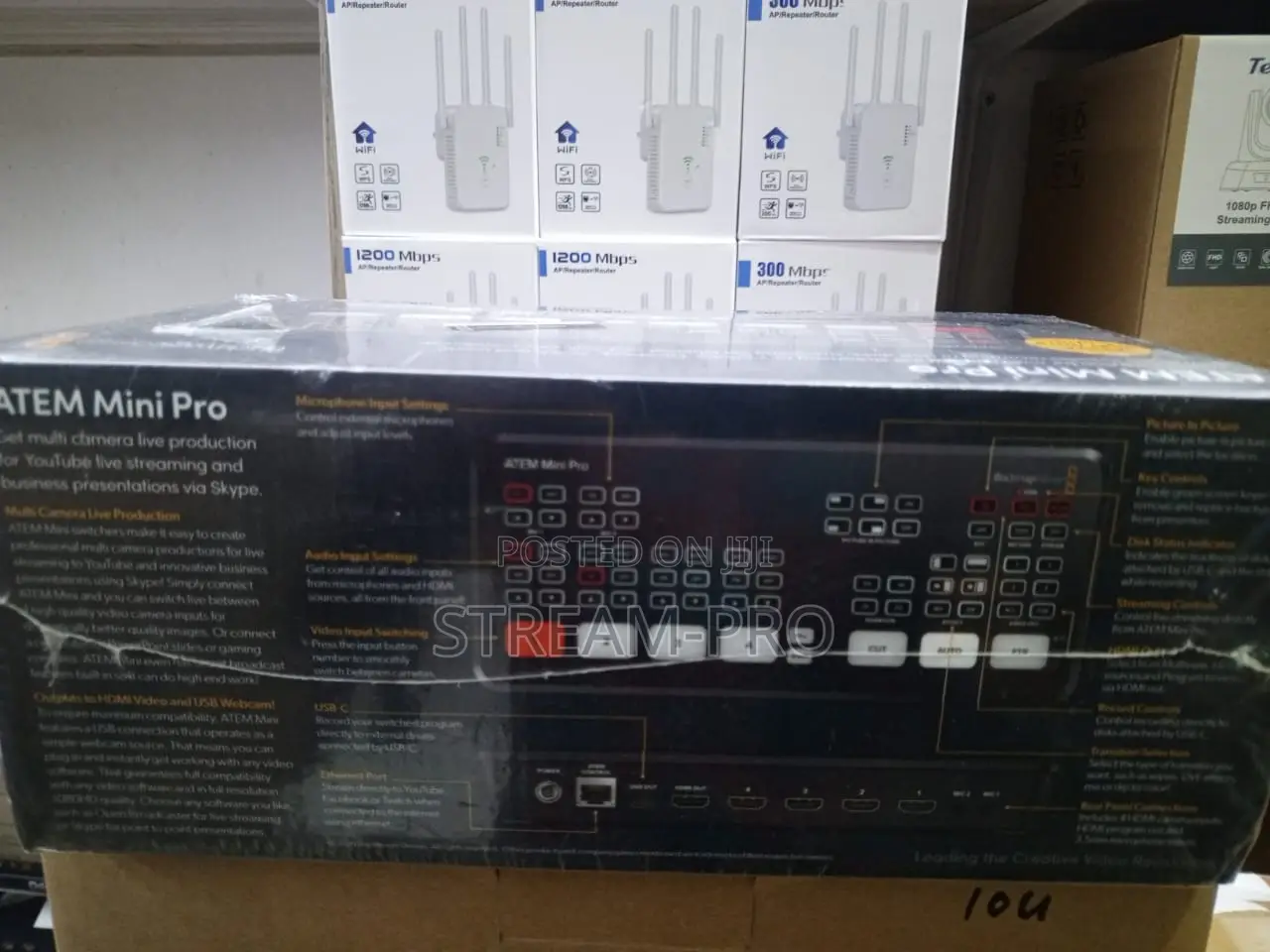 Blackmagic Design Atem Mini Pro Hdmi Live Stream Switcher