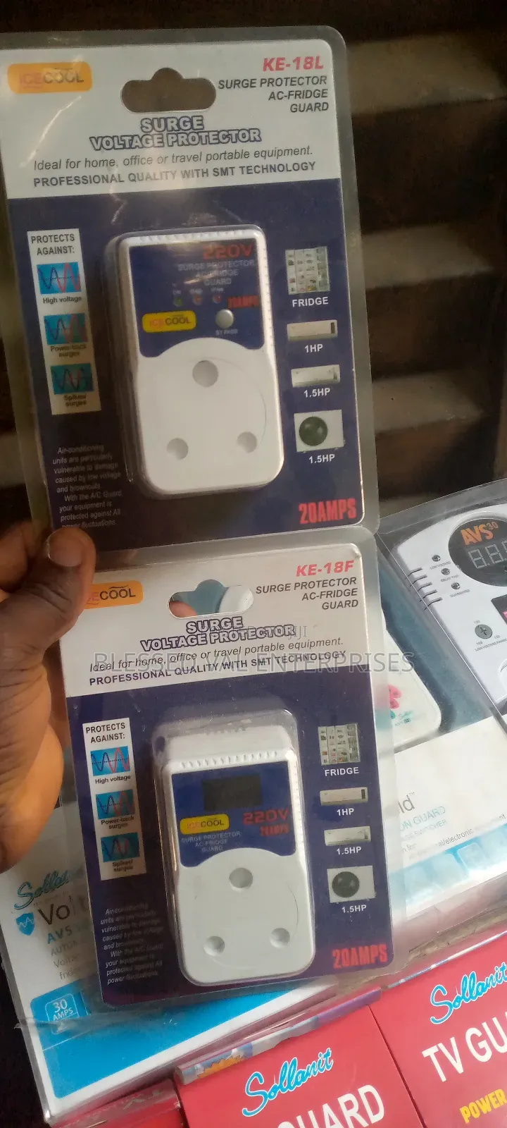 Icecool 15a Surge Voltage Protector Digital