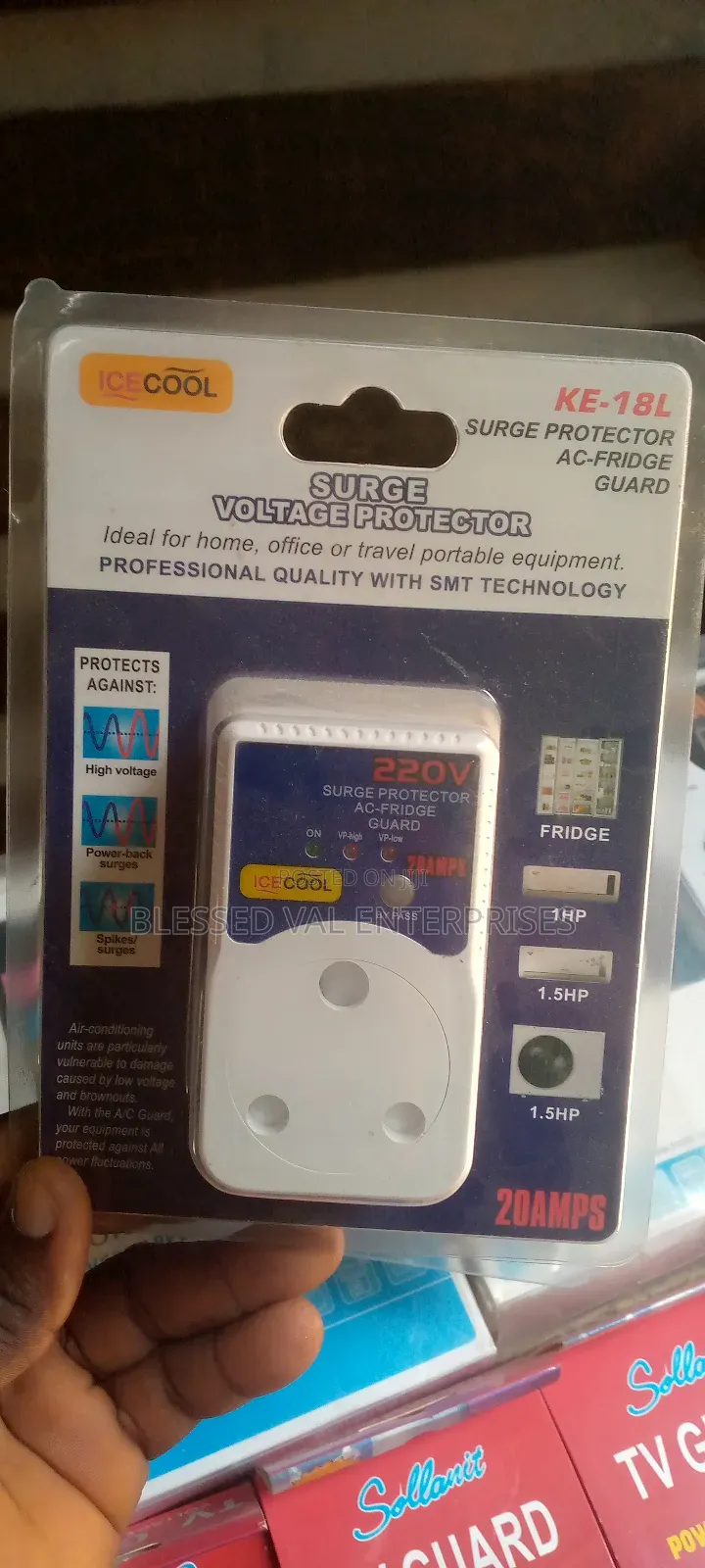 Icecool 15a Surge Voltage Protector Digital