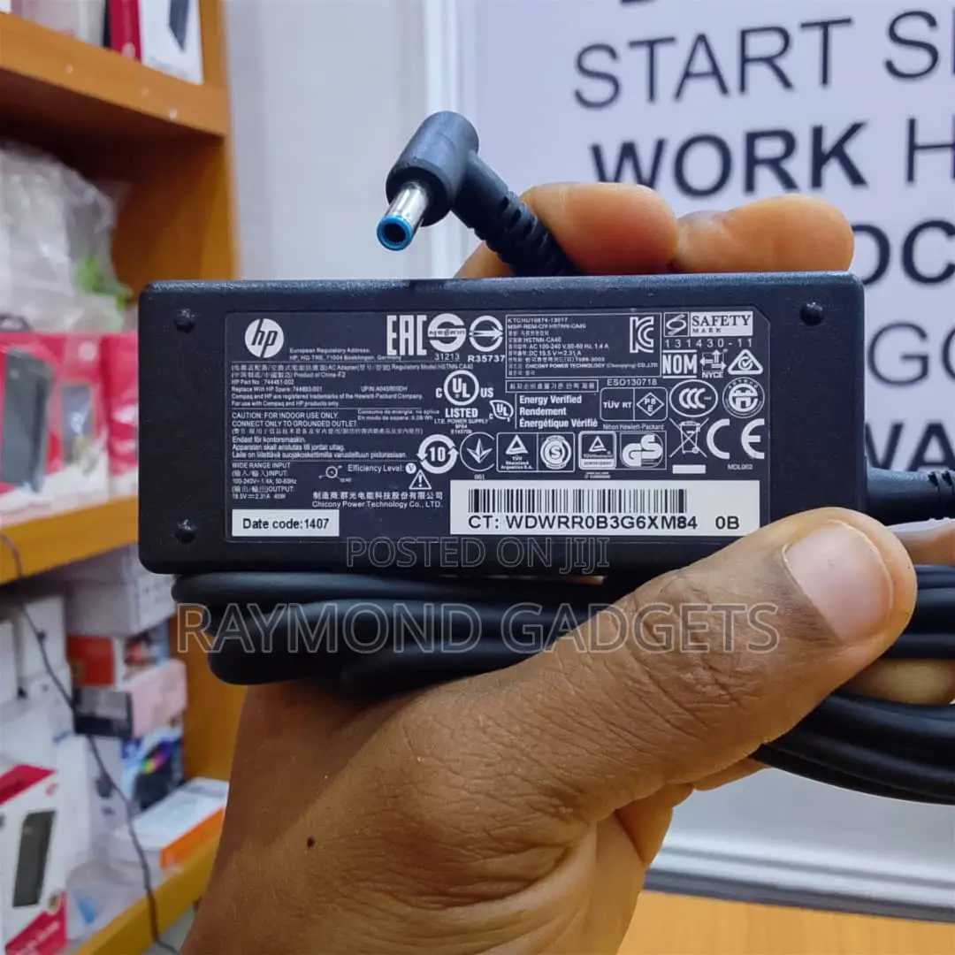 Hp 45w Blue Tip Laptop Charger – 19.5v 2.31a Adapter