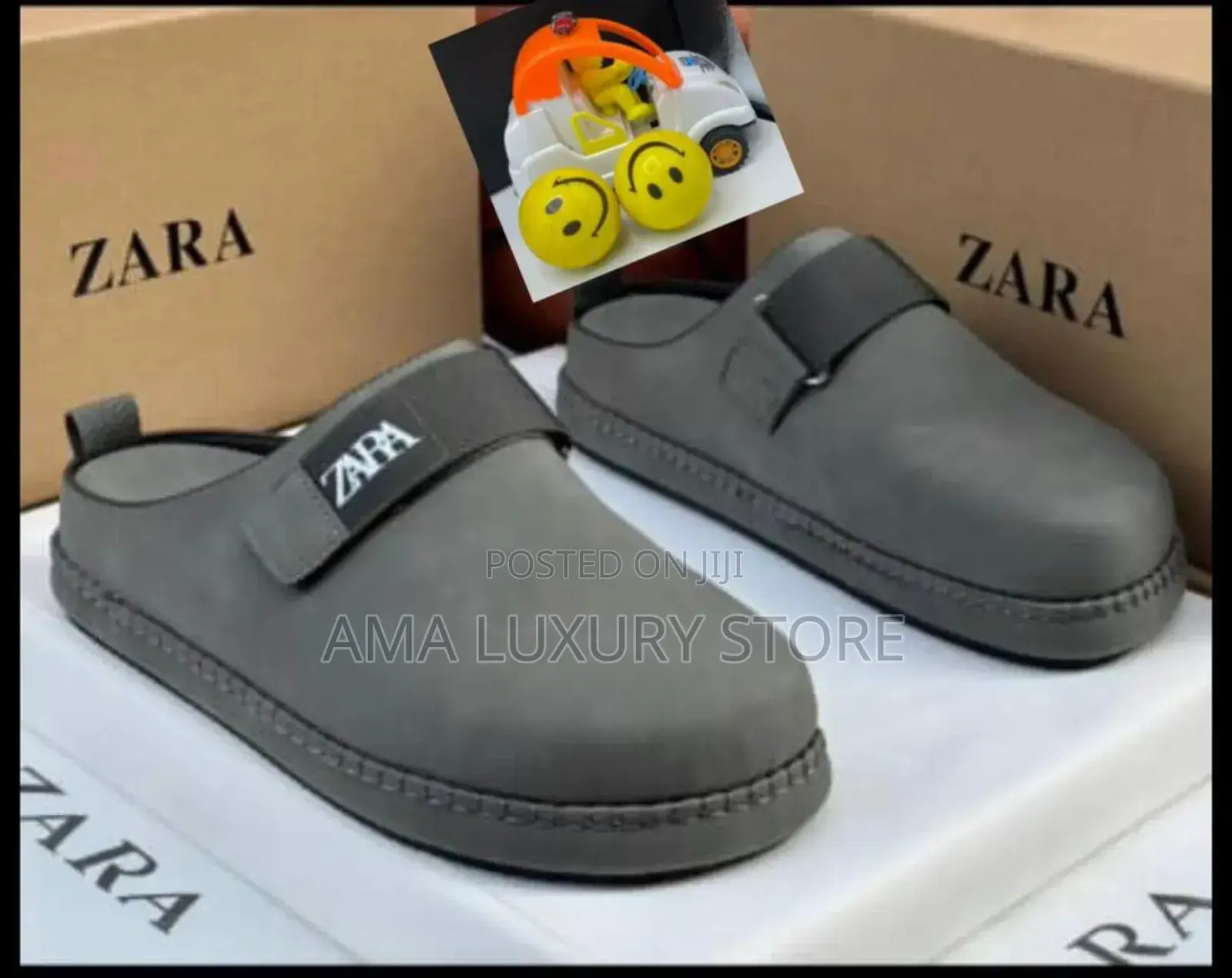 Zara Luxury Designer Men's Suede Mules