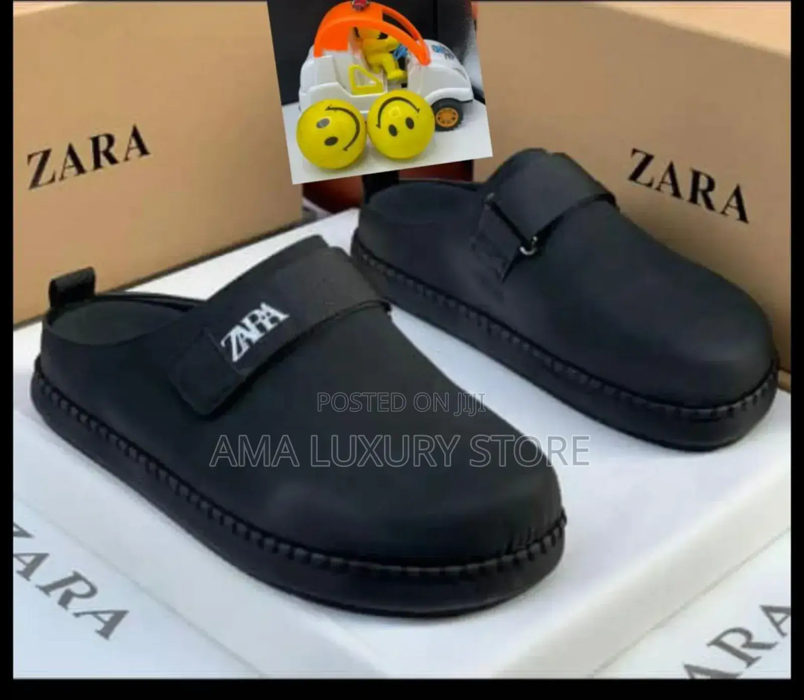 Zara Luxury Designer Men's Suede Mules