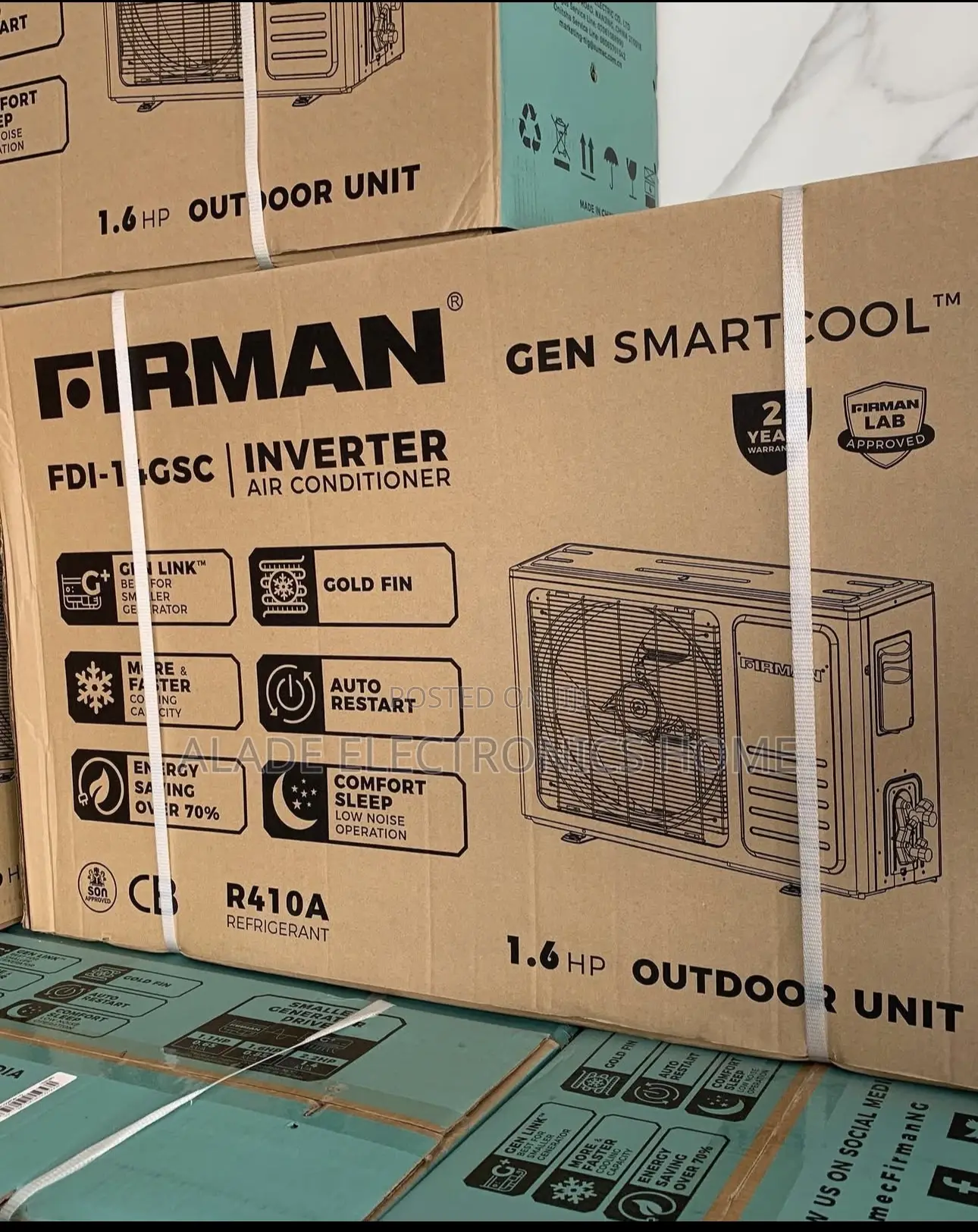 1.6hp Firman Inverter Ac. Super Cool . 2yrs Waranty From Company