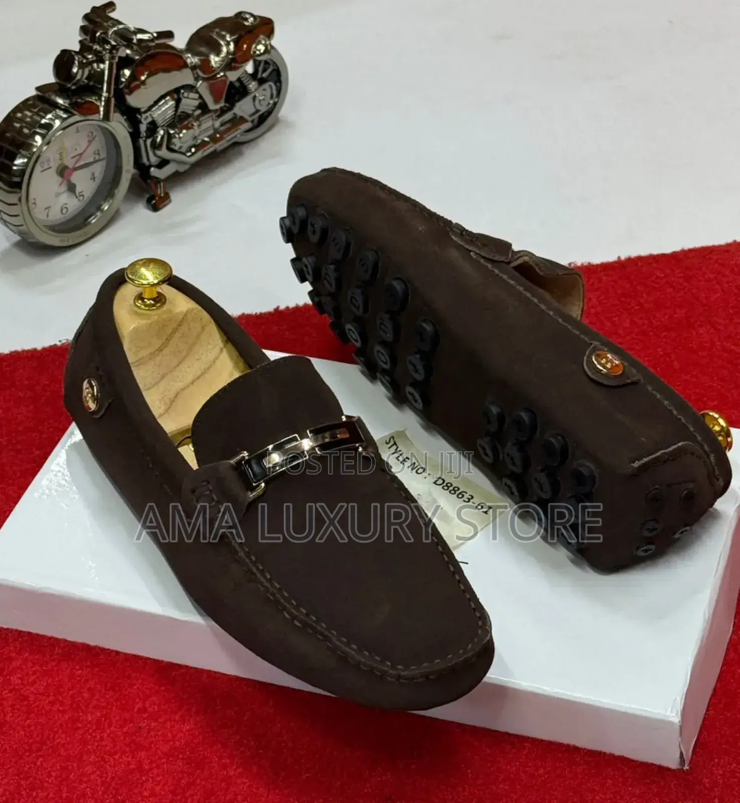 Quality Designer Men's Leather/Suede Loafers Shoes