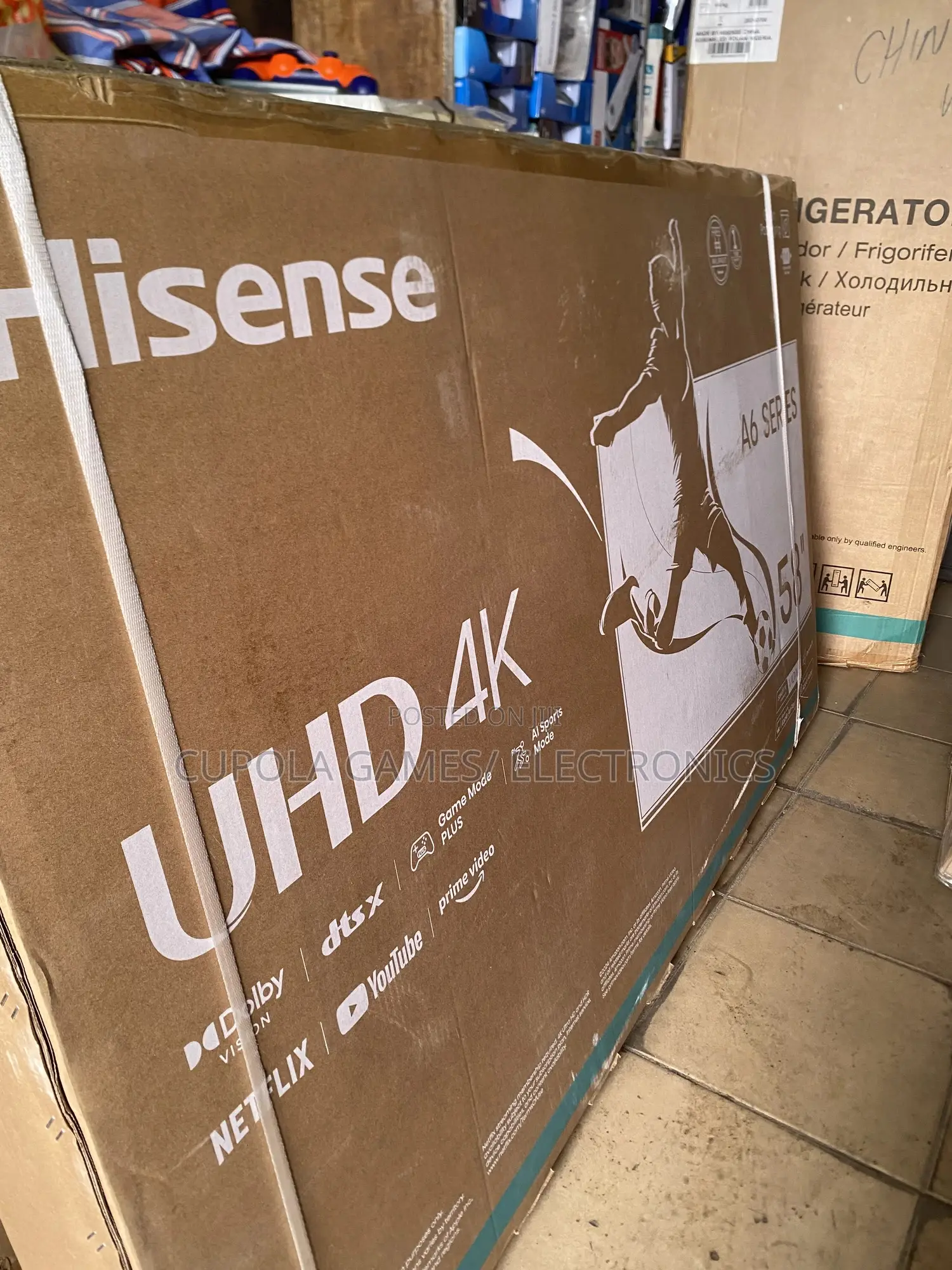 “Hisense 58-Inch Uhd Smart Tv HDR Dolby Vision
