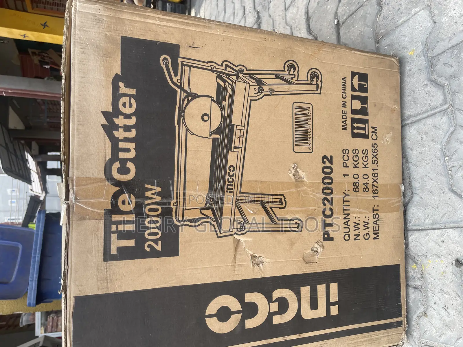 2000w Ingco Electric Tiles Cutting Machine