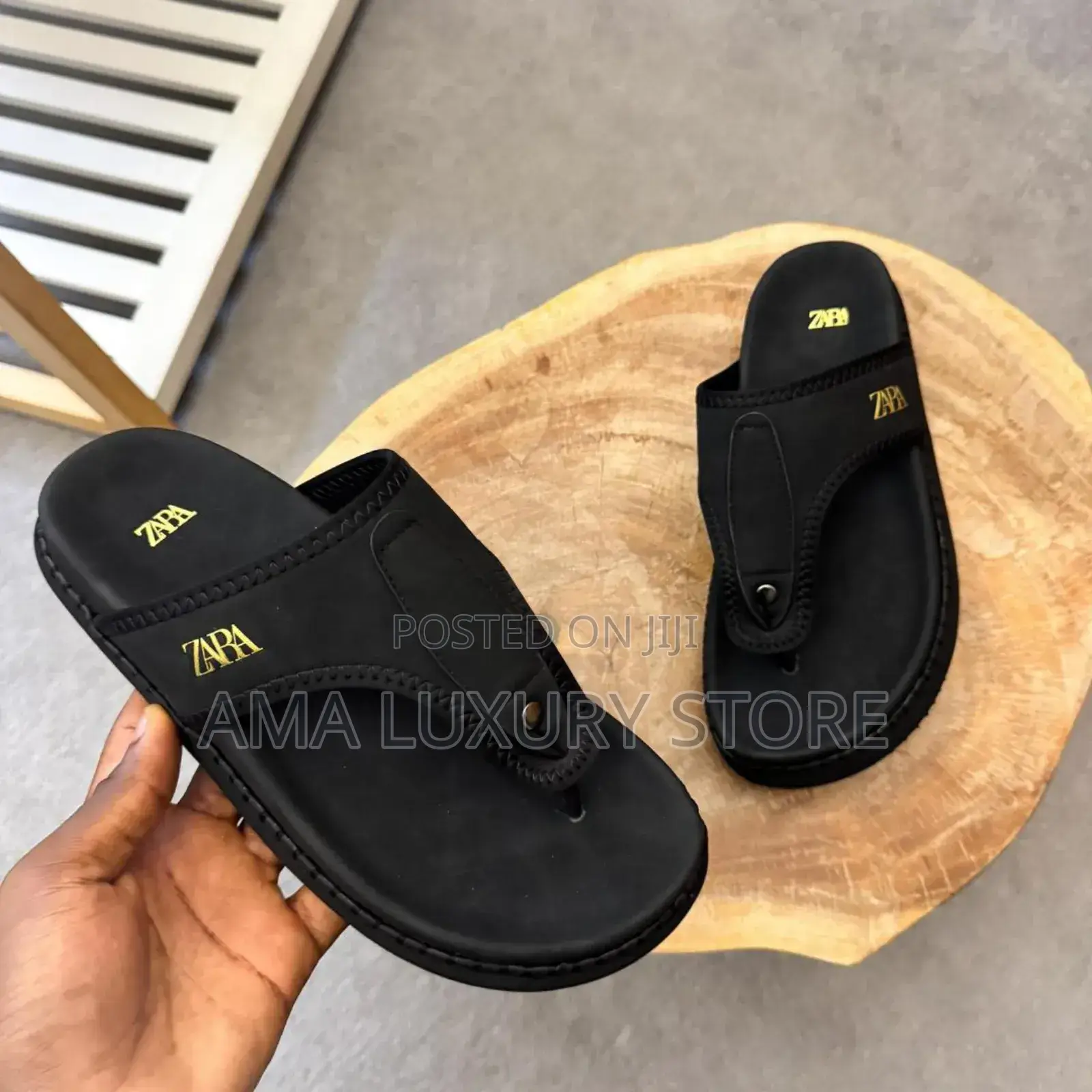 Zara Luxury Designer Men's Suede Slippers