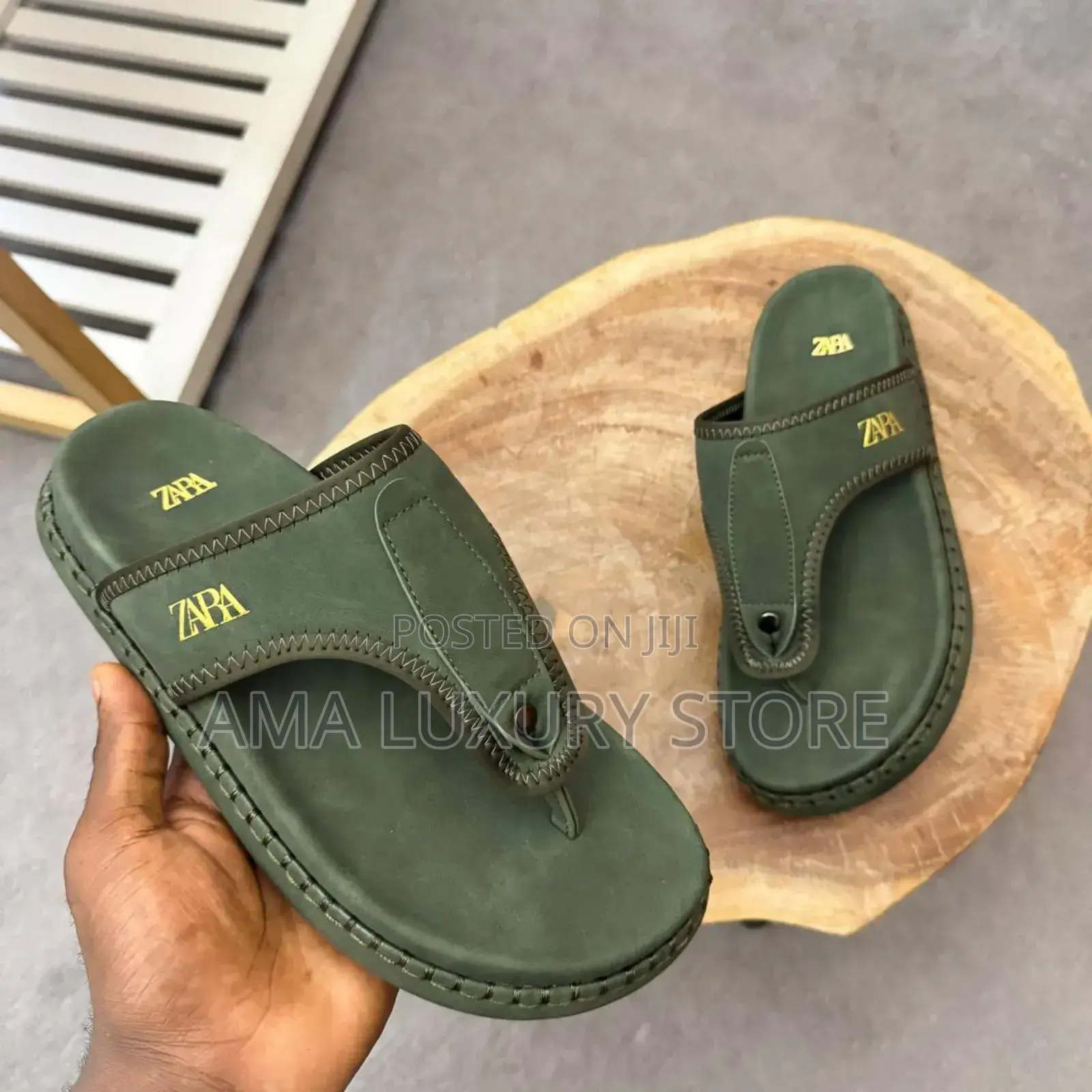 Zara Luxury Designer Men's Suede Slippers
