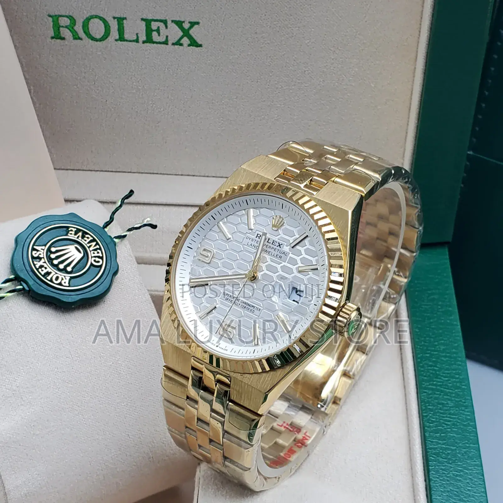 Rolex Luxury Men's Stainless Steel Designer Wristwatches