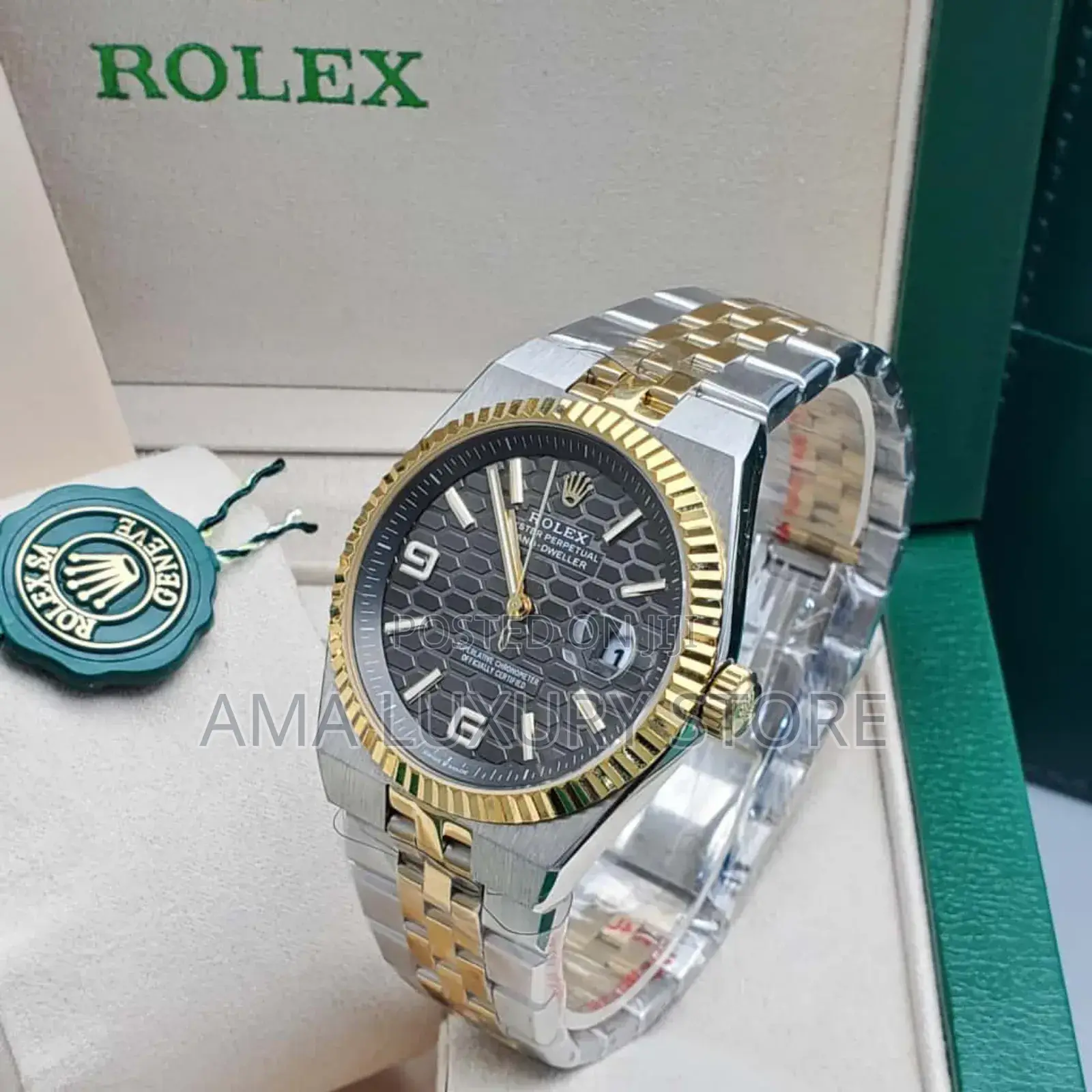 Rolex Luxury Men's Stainless Steel Designer Wristwatches
