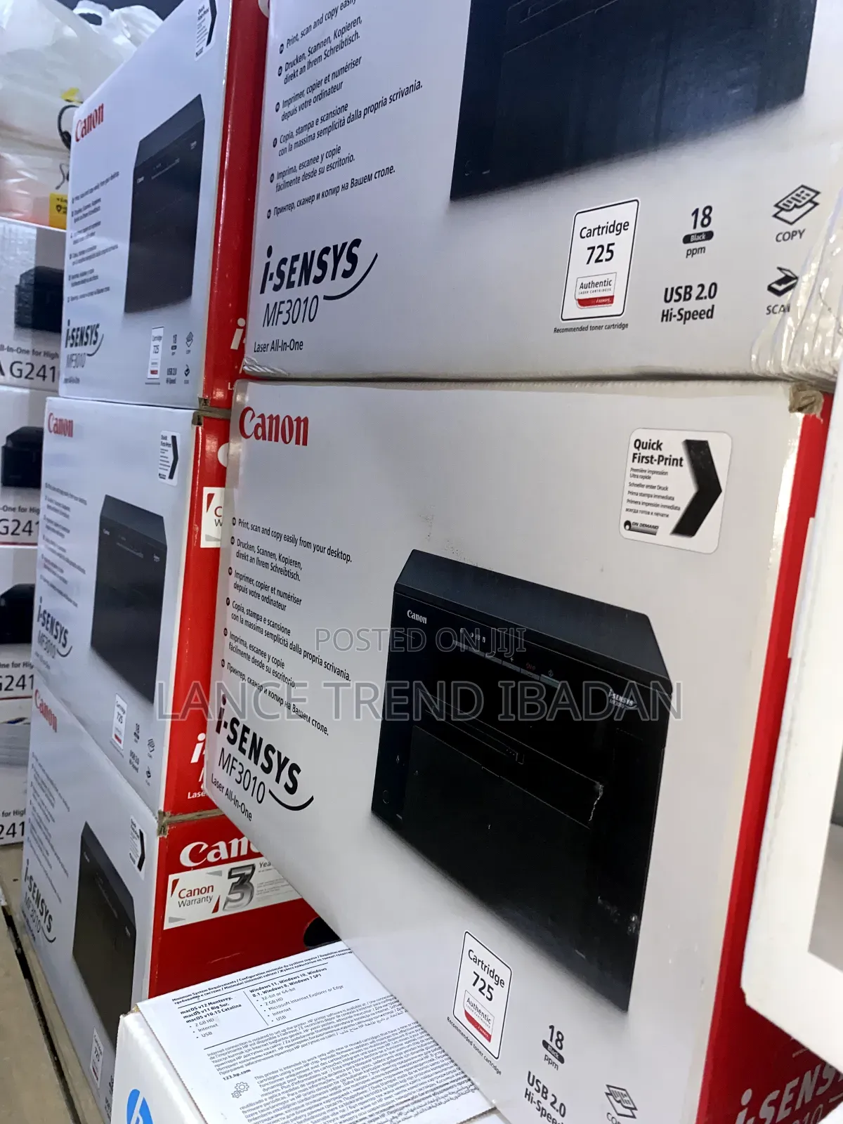 Laserjet Printer Canon I-Sensys Mf3010