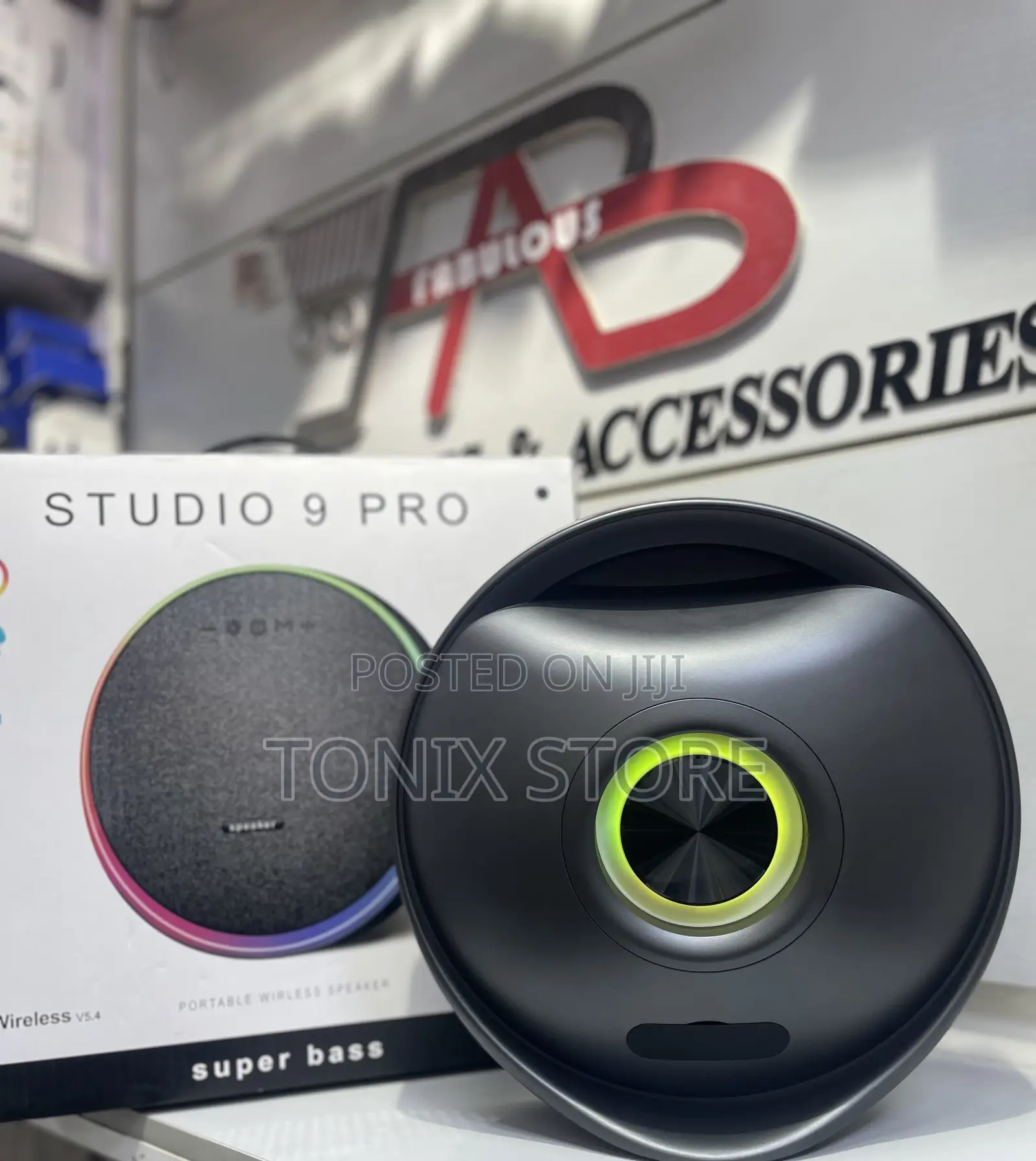 Super Bass Studio 9 Pro Speaker With RGB Light