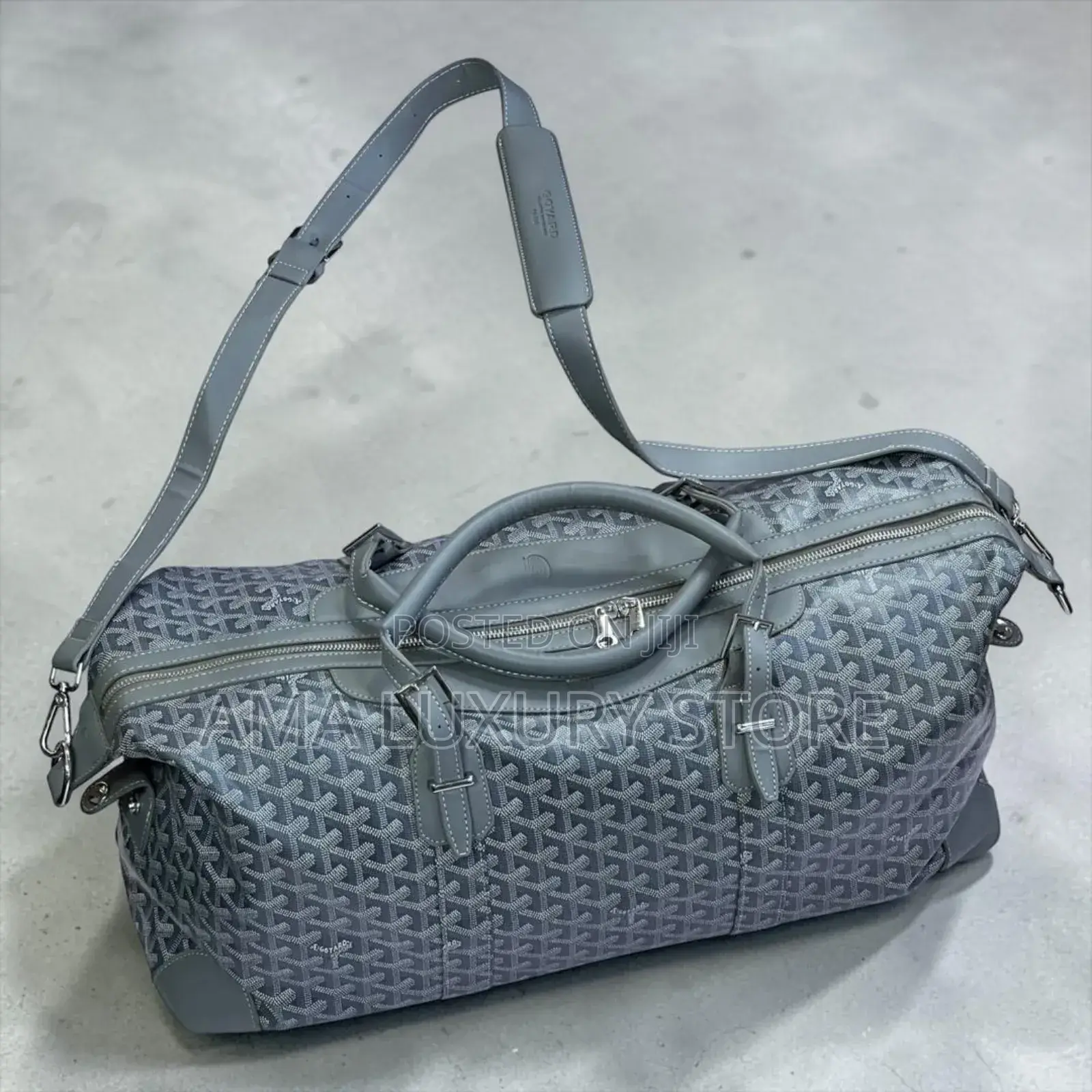 Goyard Luxury Unisex Duffle/Travel Bags