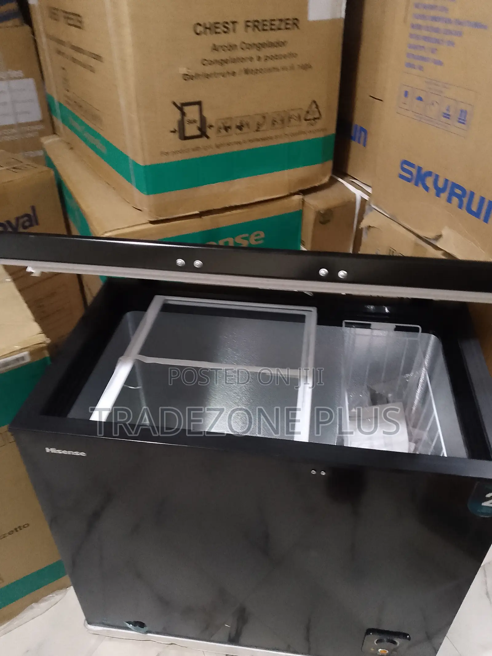 Hisense 189l Deep Freezer Fc250sh Black