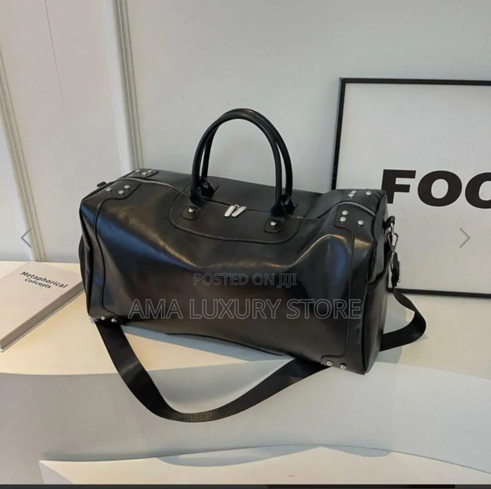 Genuine Leather Luxury Unisex Duffle/Travel Bags