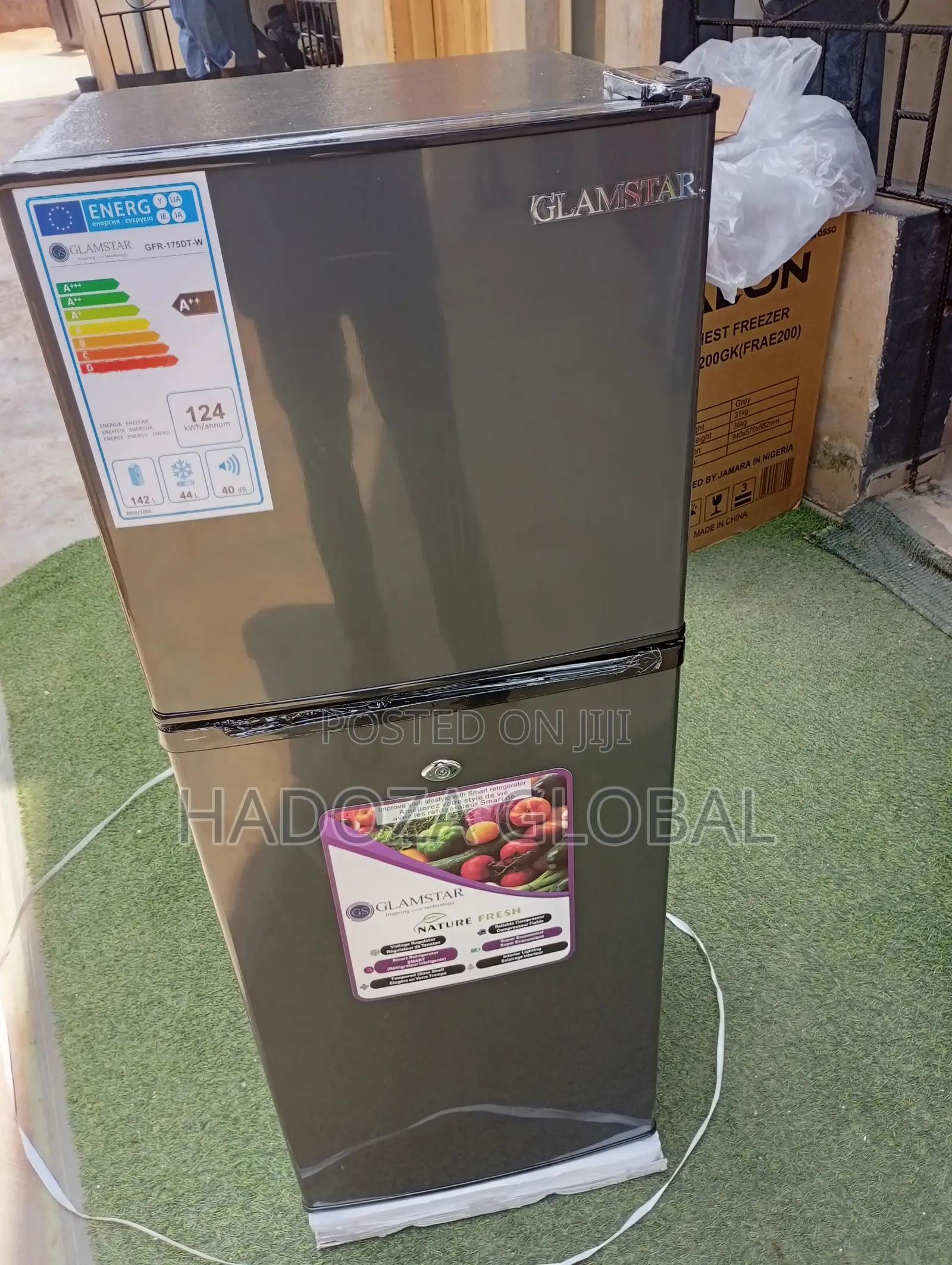 Glamstar 175l Double Door Refrigerator – Gfr-175dt-w Clean & Working