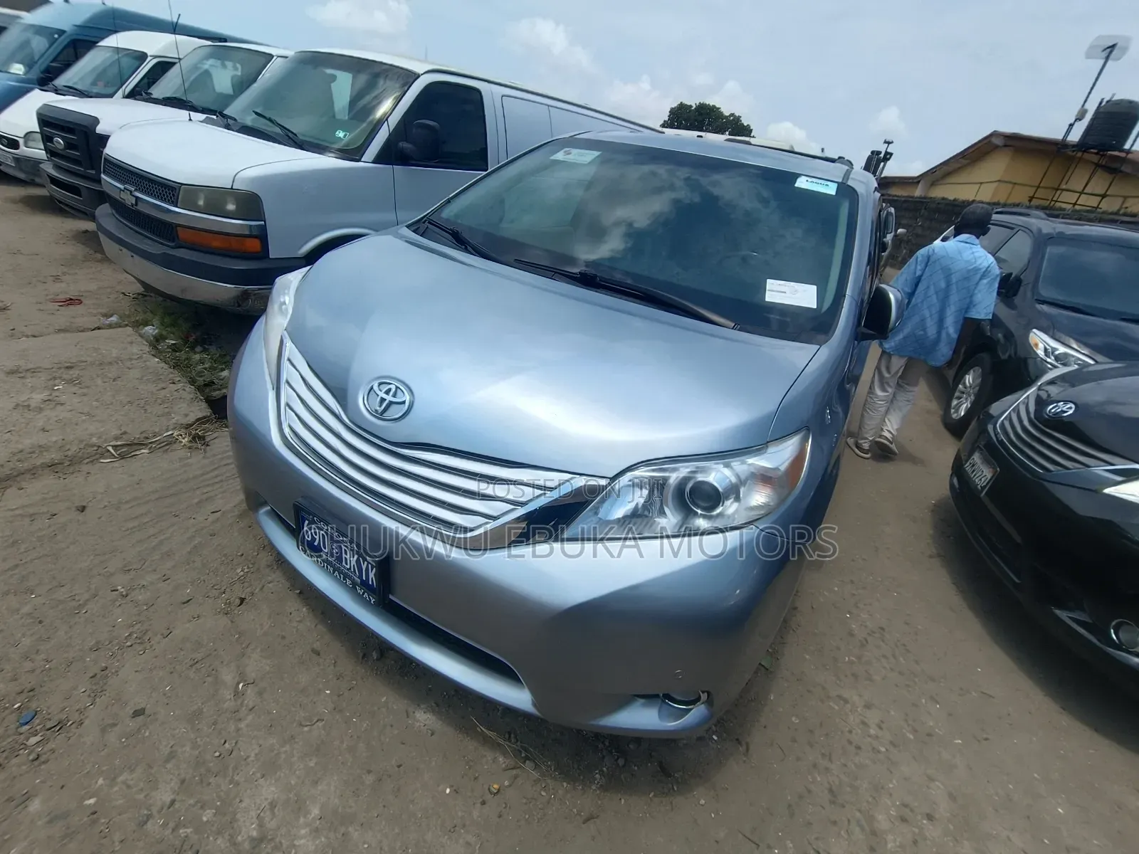 Toyota Sienna Limited 7 Passenger 2012 Silver