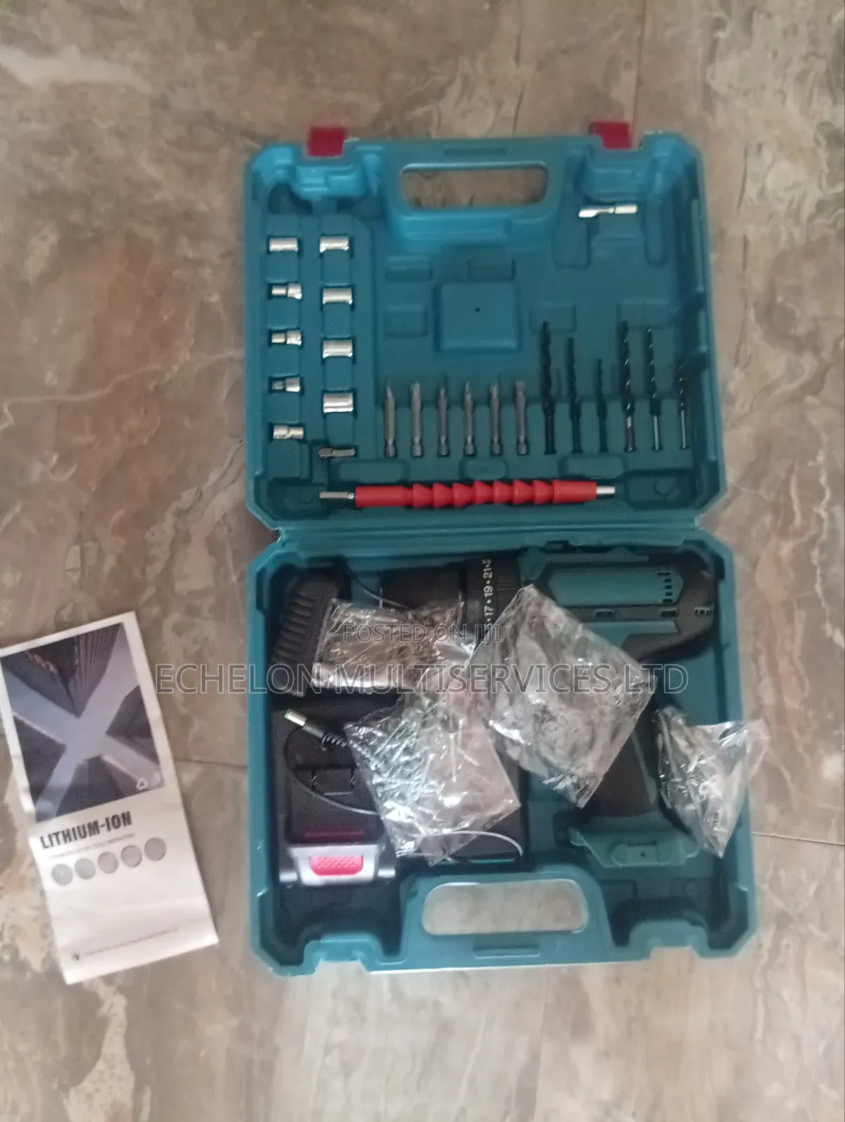 Rechargeable Cordless Hand Drill Set in Abuja for Sale!