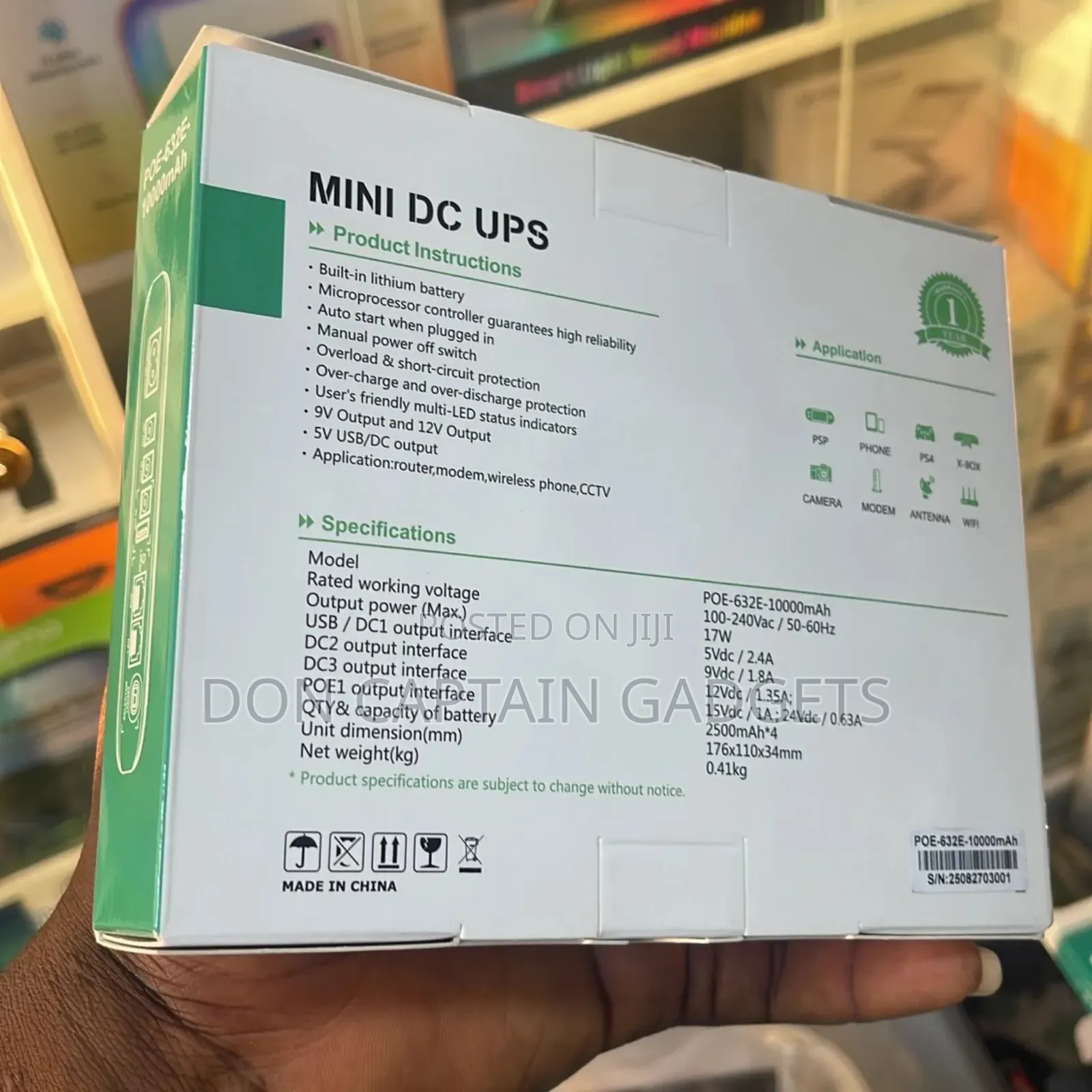 Pronet Mini Dc Ups 10000mah
