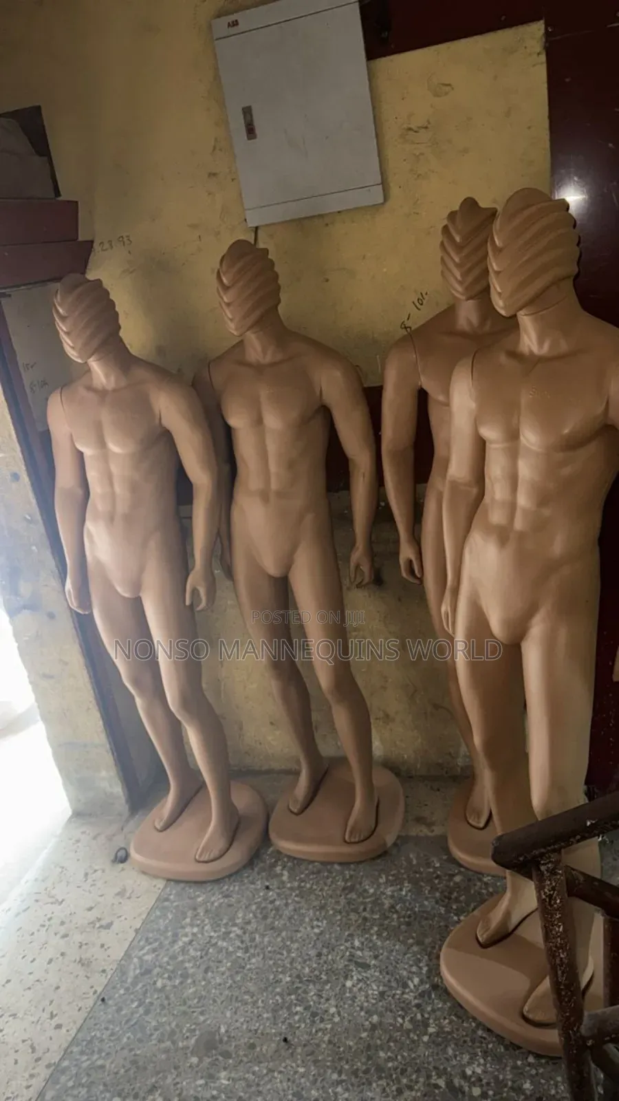 Spider Head Male Plastic Huge Display Mannequin