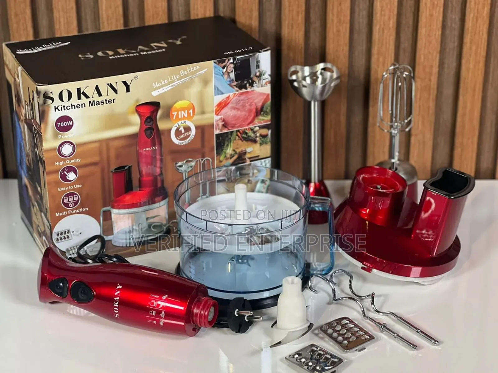 Hand Blender and Food Processor - 7 in 1