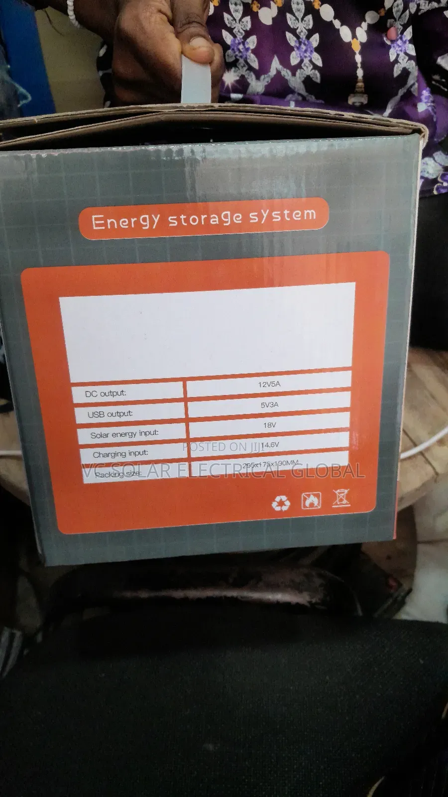 Lifepo4 Solar Energy Storage System – Portable Power Station 🔋