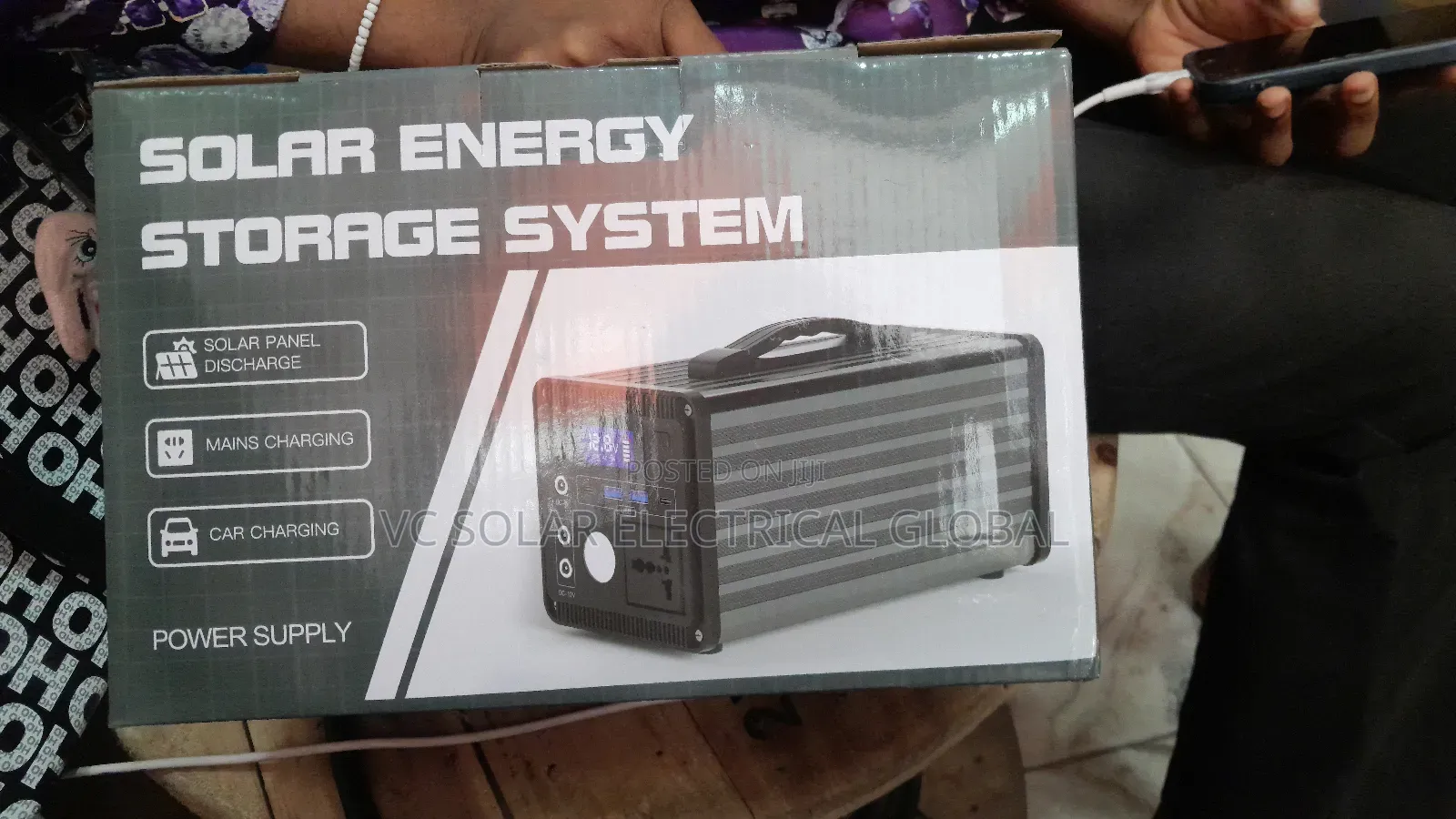 Lifepo4 Solar Energy Storage System – Portable Power Station 🔋
