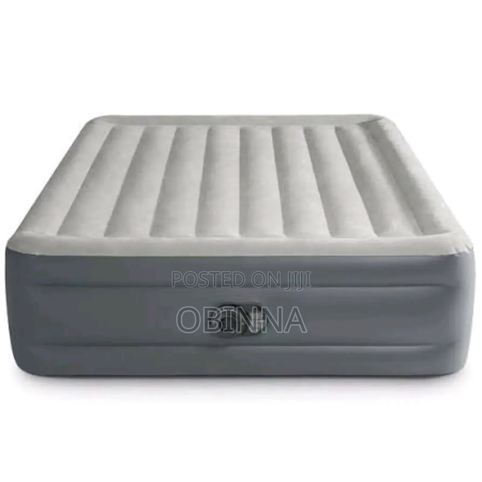 Inflatable Queen Size Air Mattress With Headrest