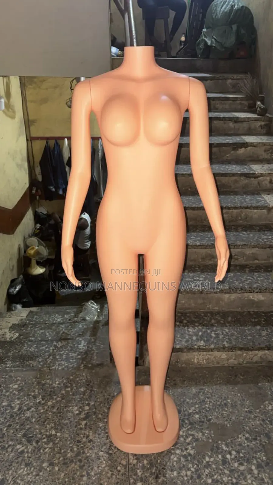 Female Headless Plastic Mannequin