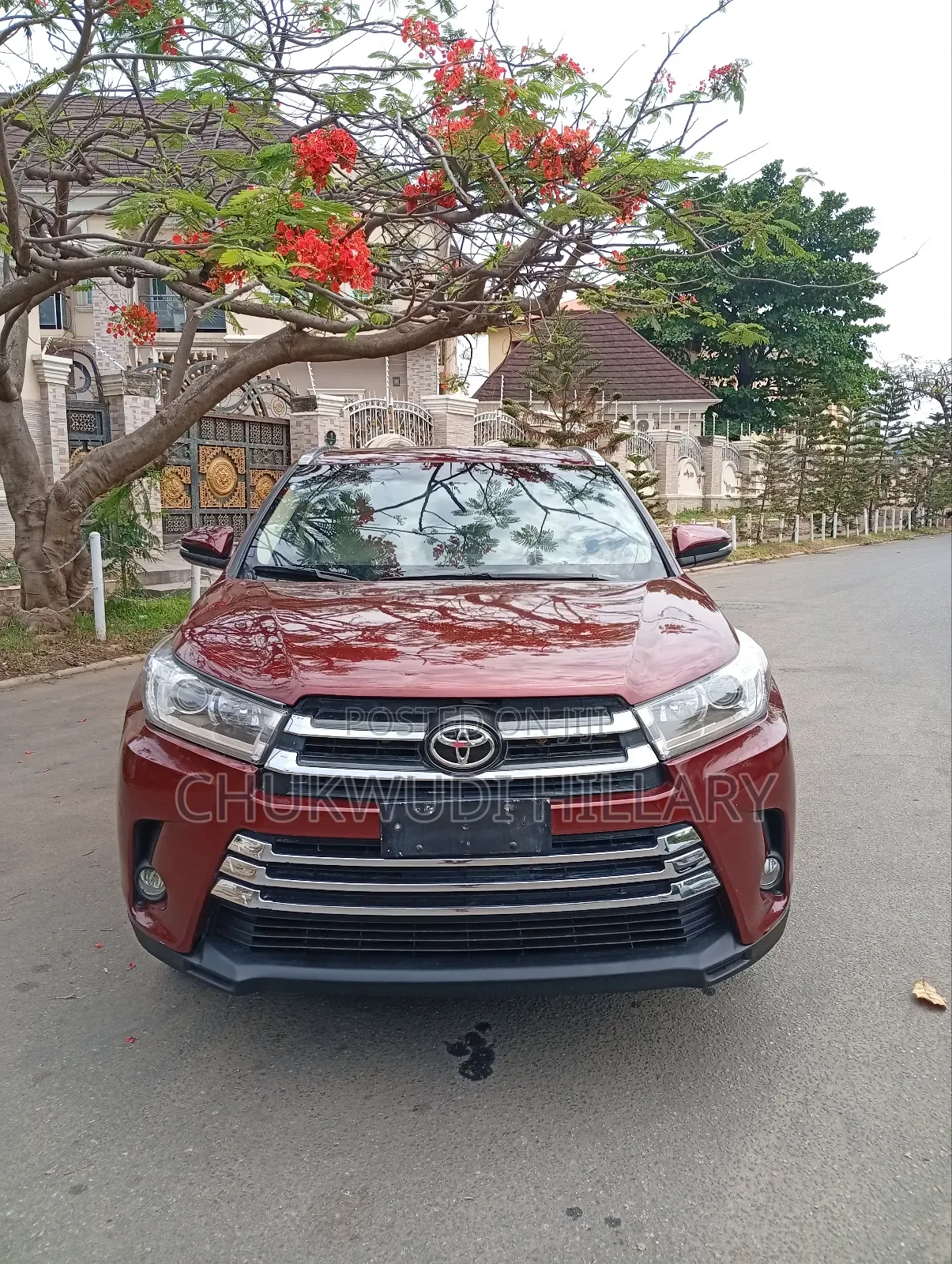 Toyota Highlander 2016 Maroon