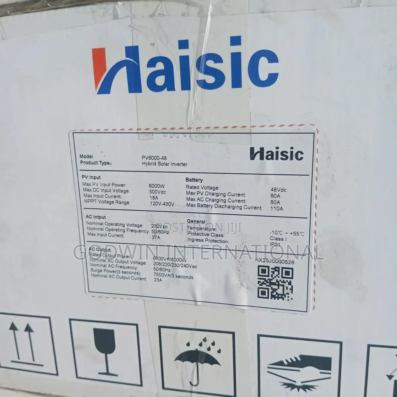 Haisic Hybrid Inverter 48v 6kva