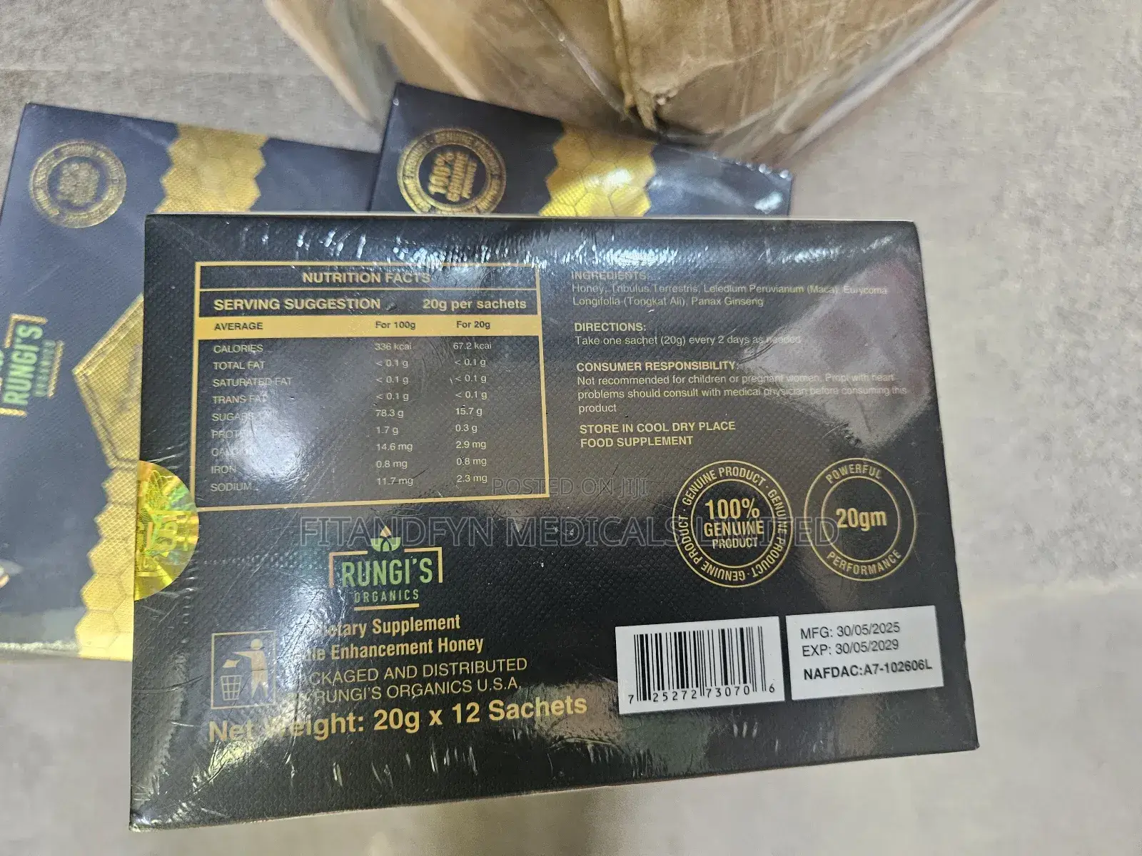 Rungi's Organics Premium Honey