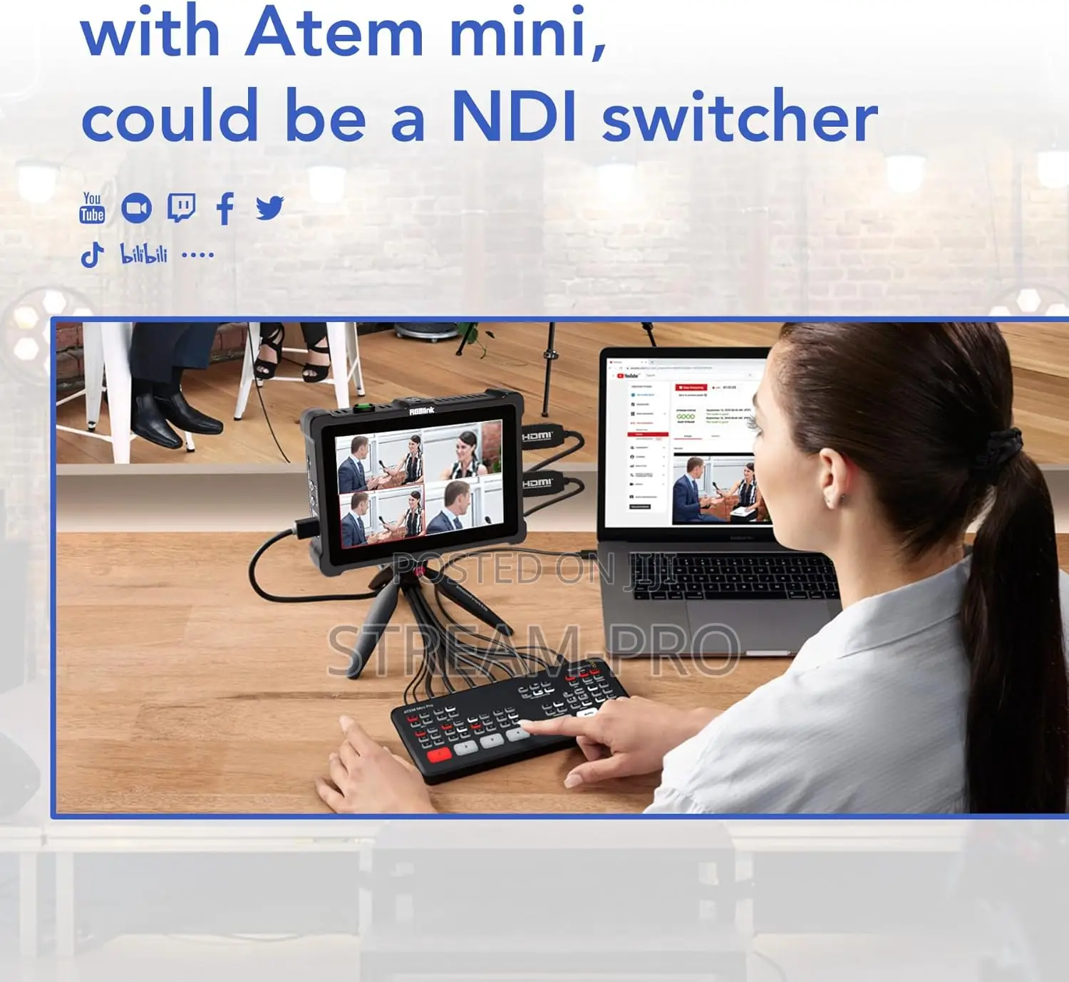 Rgblink Tao 1pro Hdmi/Usb/Ndi Video Switcher