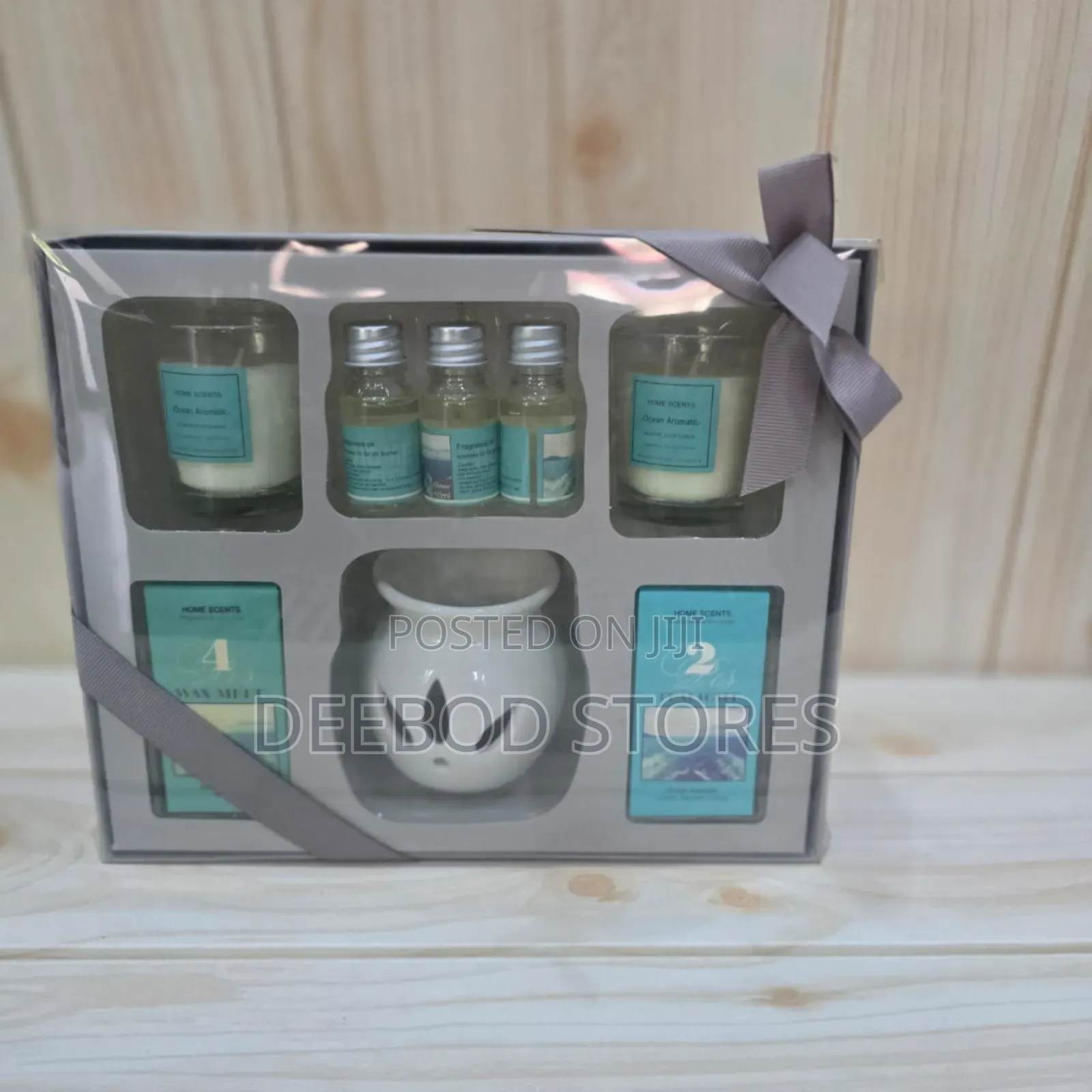 Candles Spa Moments Gift Set With Burner, Oils Wax Melts