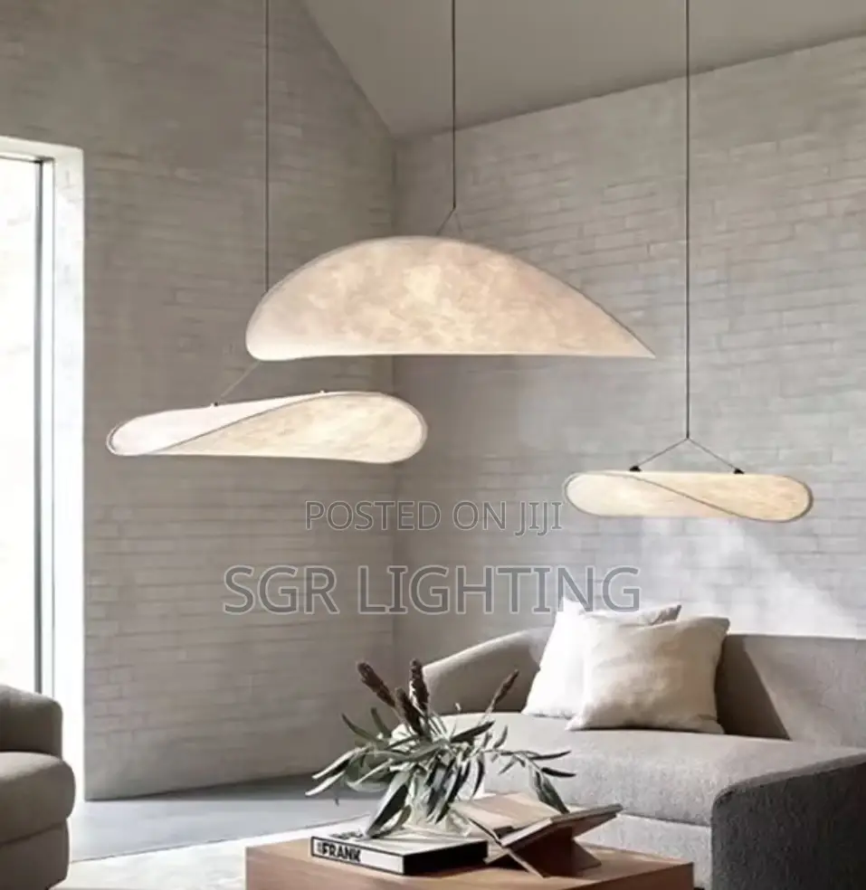 Nordic Minilism Silk Led Pendant Light Modern Bedroom Led Chandelier