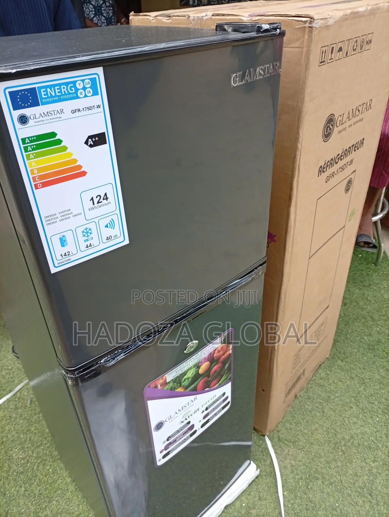 Glamstar Double Door Refrigerator – With Powerful Cooling