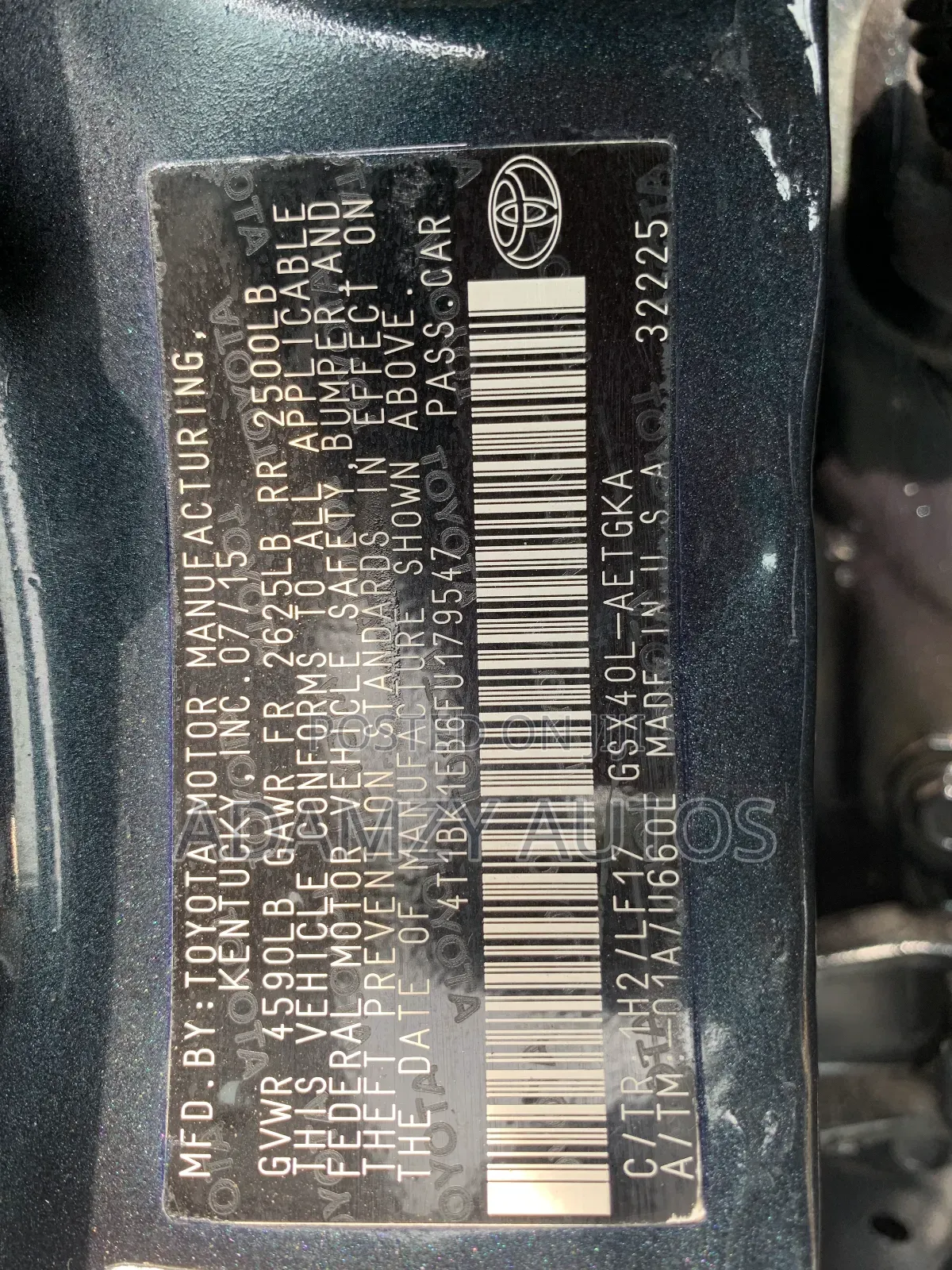 Toyota Avalon 2016 Gray