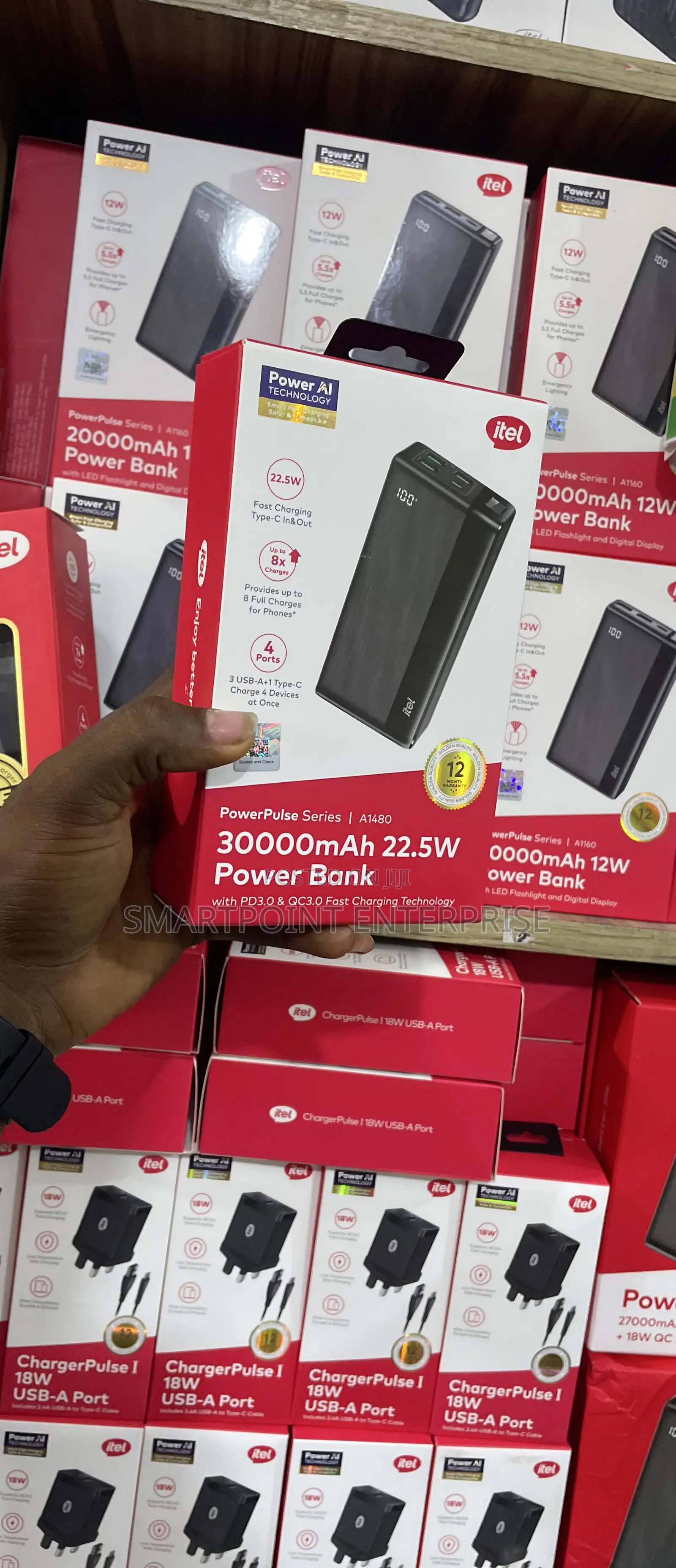Itel Power Bank 30000mah
